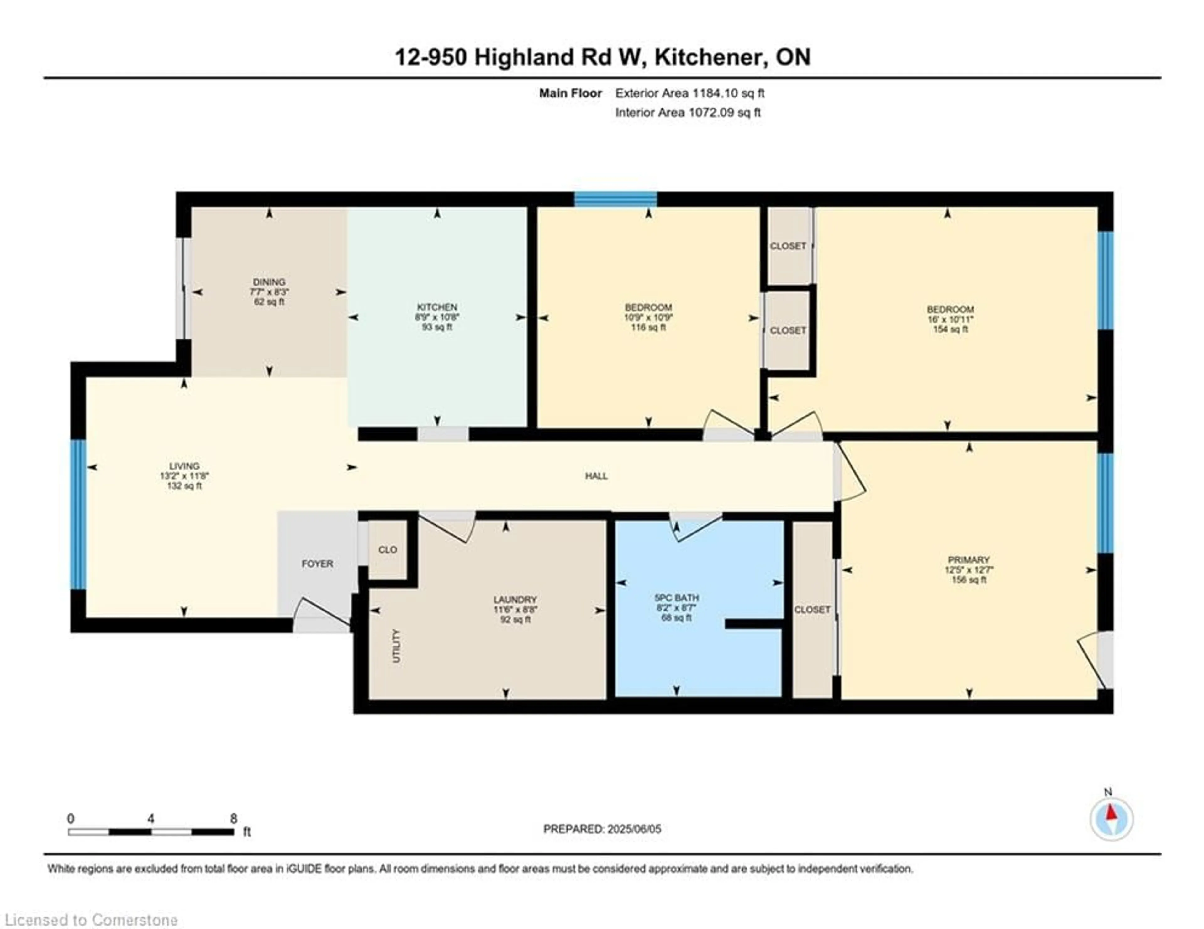 Floor plan for 950 Highland Rd #B-12, Kitchener Ontario N2N 0A5