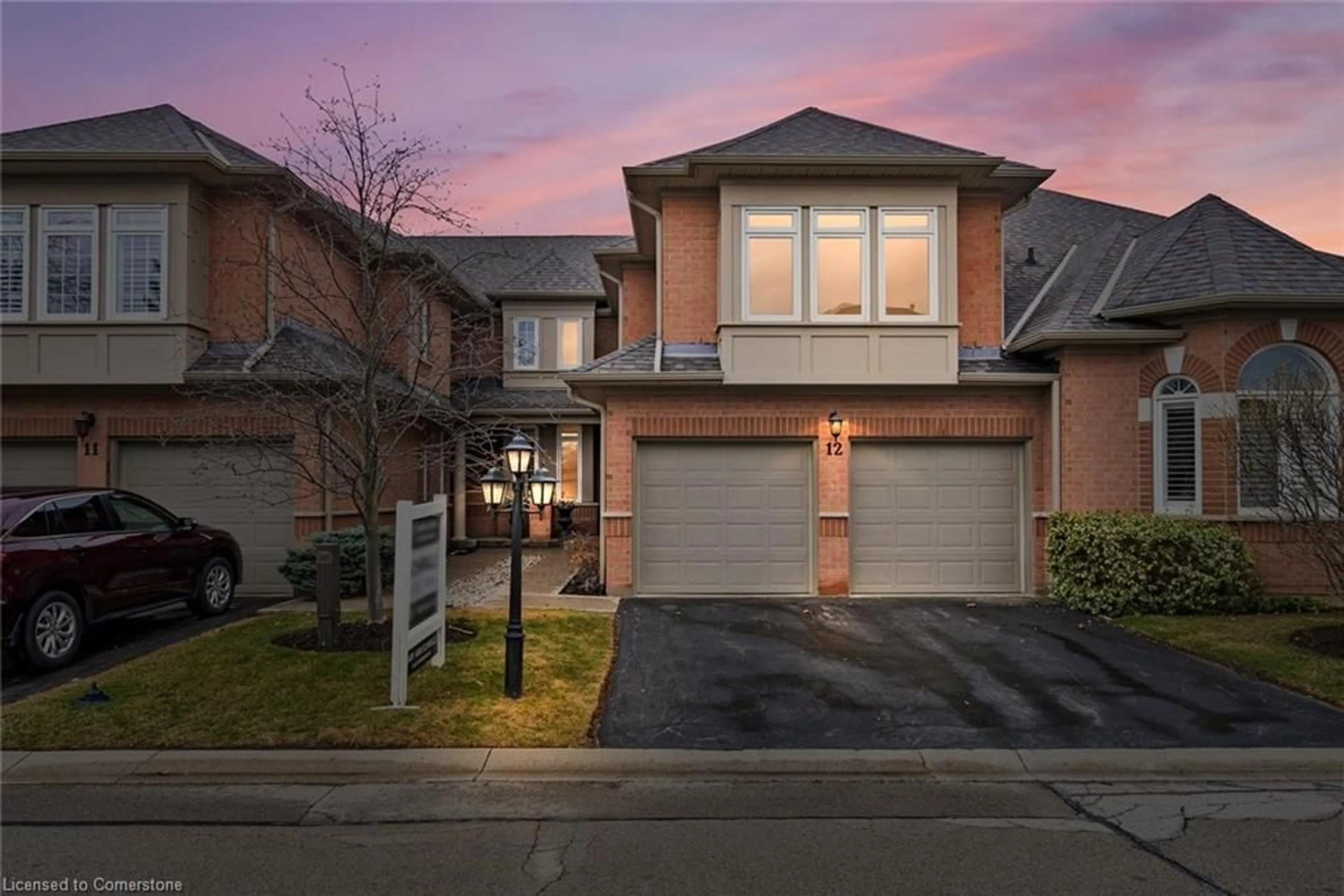 Home with brick exterior material, street for 2165 Country Club Dr #12, Burlington Ontario L7M 4H4