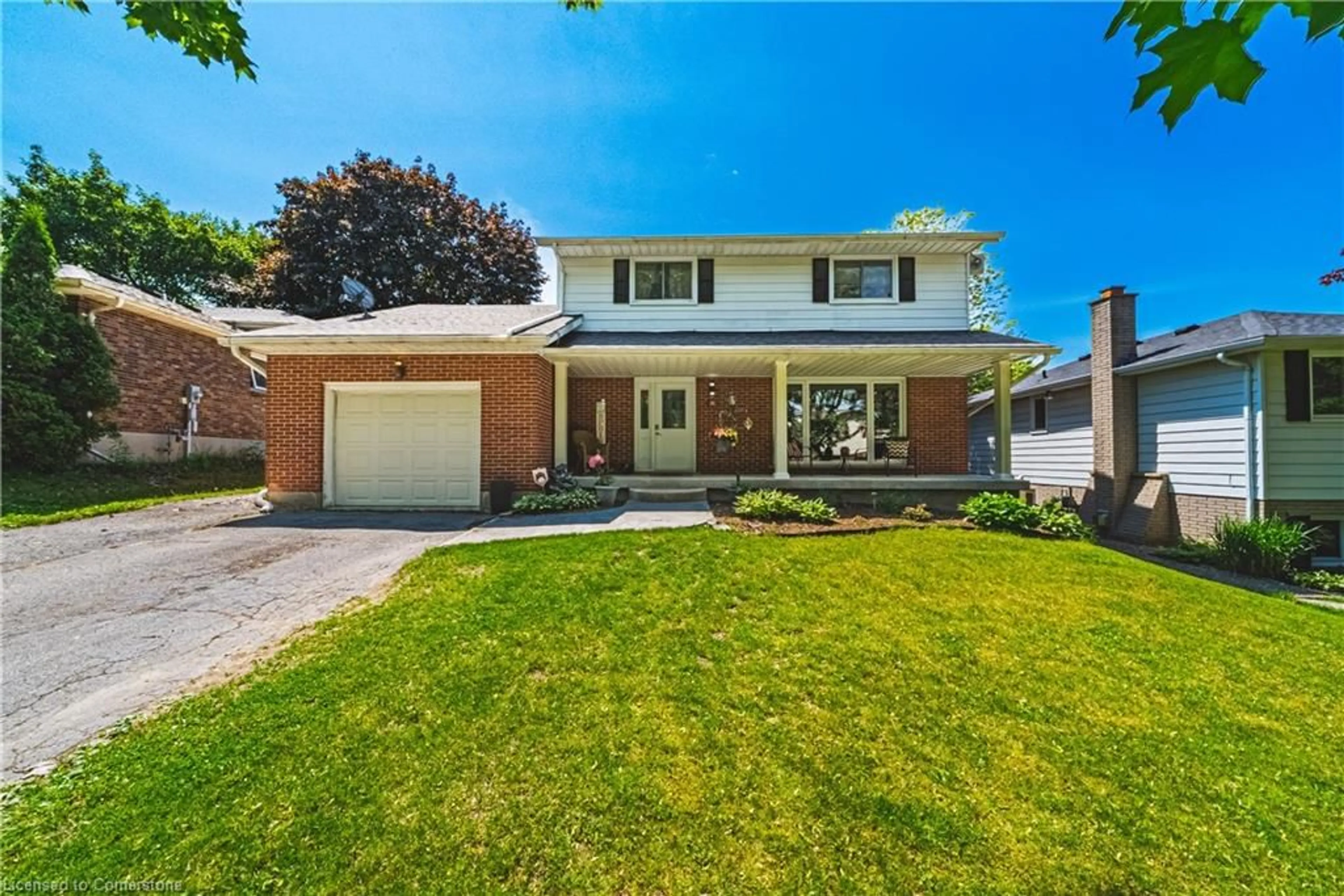 Home with brick exterior material, street for 22 Carriage Rd, Simcoe Ontario N3Y 4X2