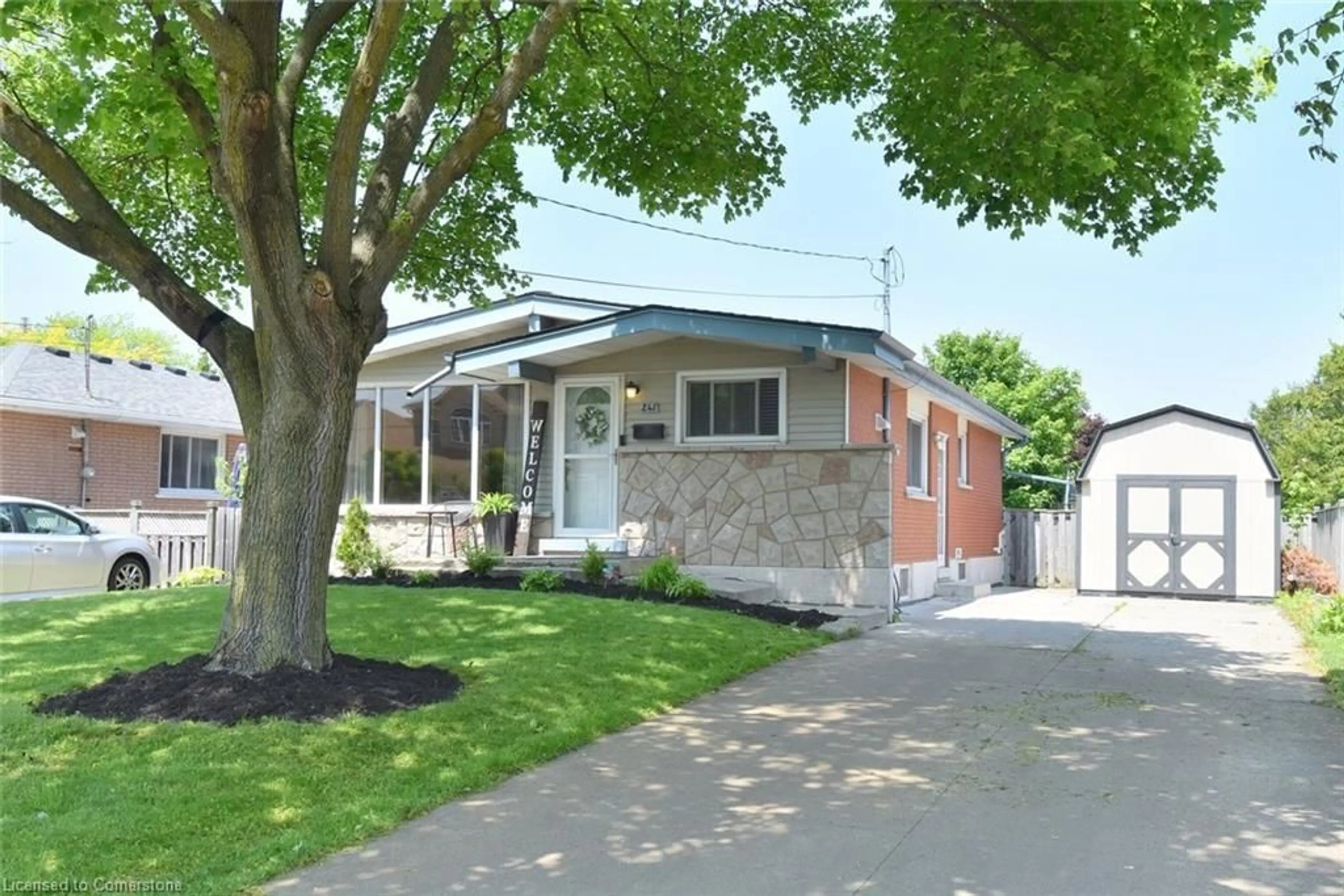 Home with brick exterior material, street for 241 Thorner Dr, Hamilton Ontario L8V 2M6
