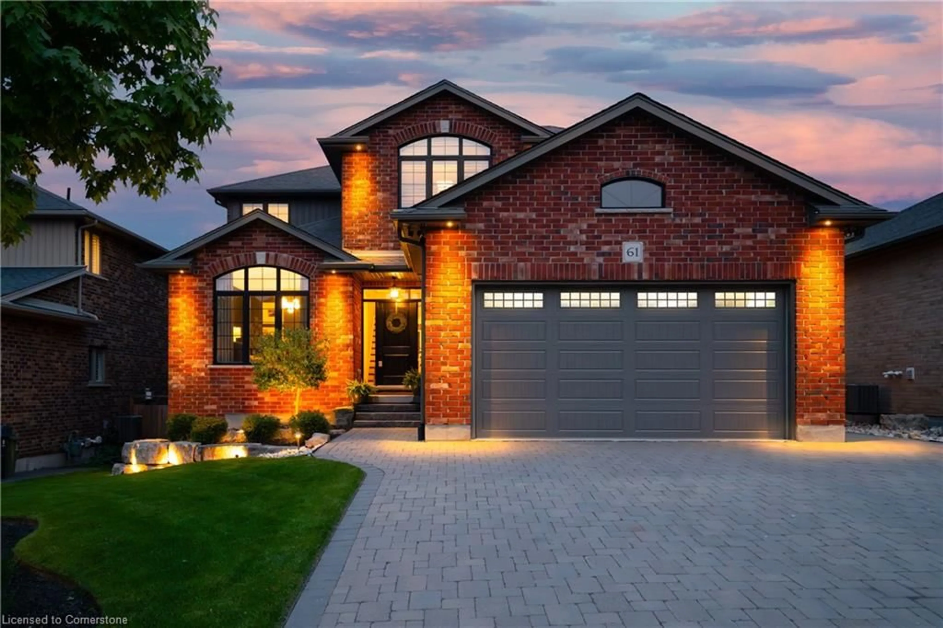 Home with brick exterior material, street for 61 Law Drive Dr, Guelph Ontario N1E 7J6
