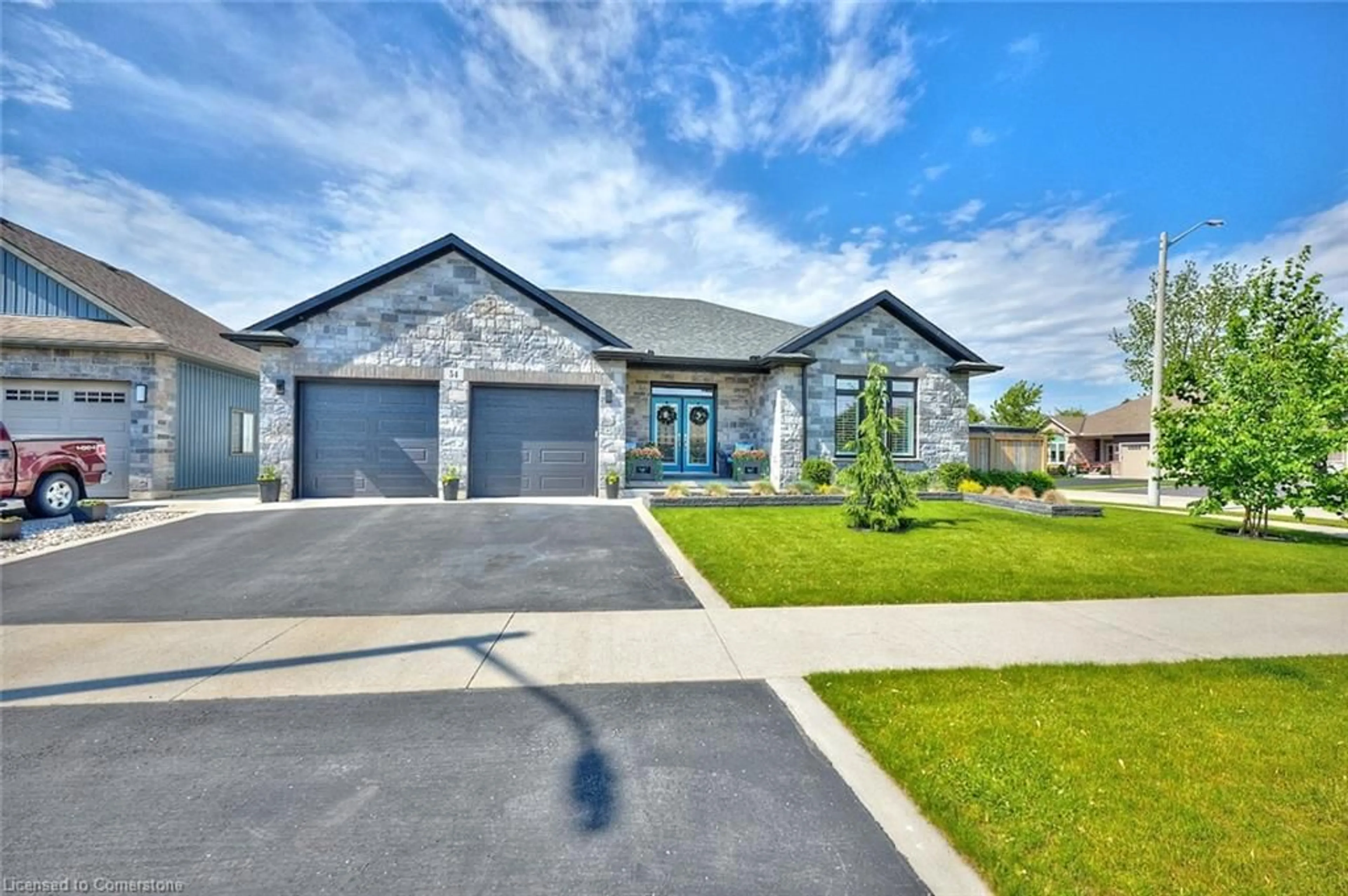 Home with brick exterior material, street for 54 Postma Dr, Dunnville Ontario N1A 1B2