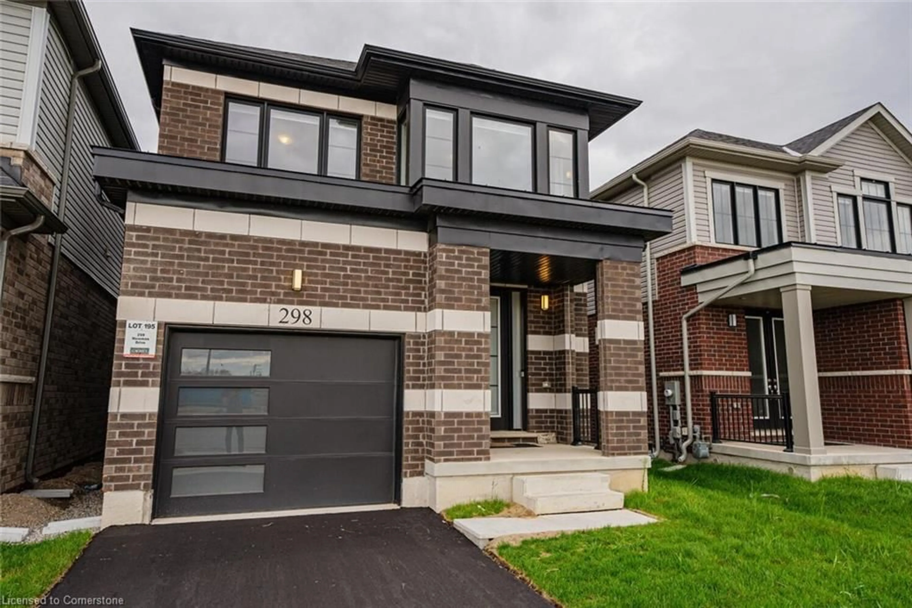 Home with brick exterior material, street for 298 Newman Dr, Cambridge Ontario N1S 0E1