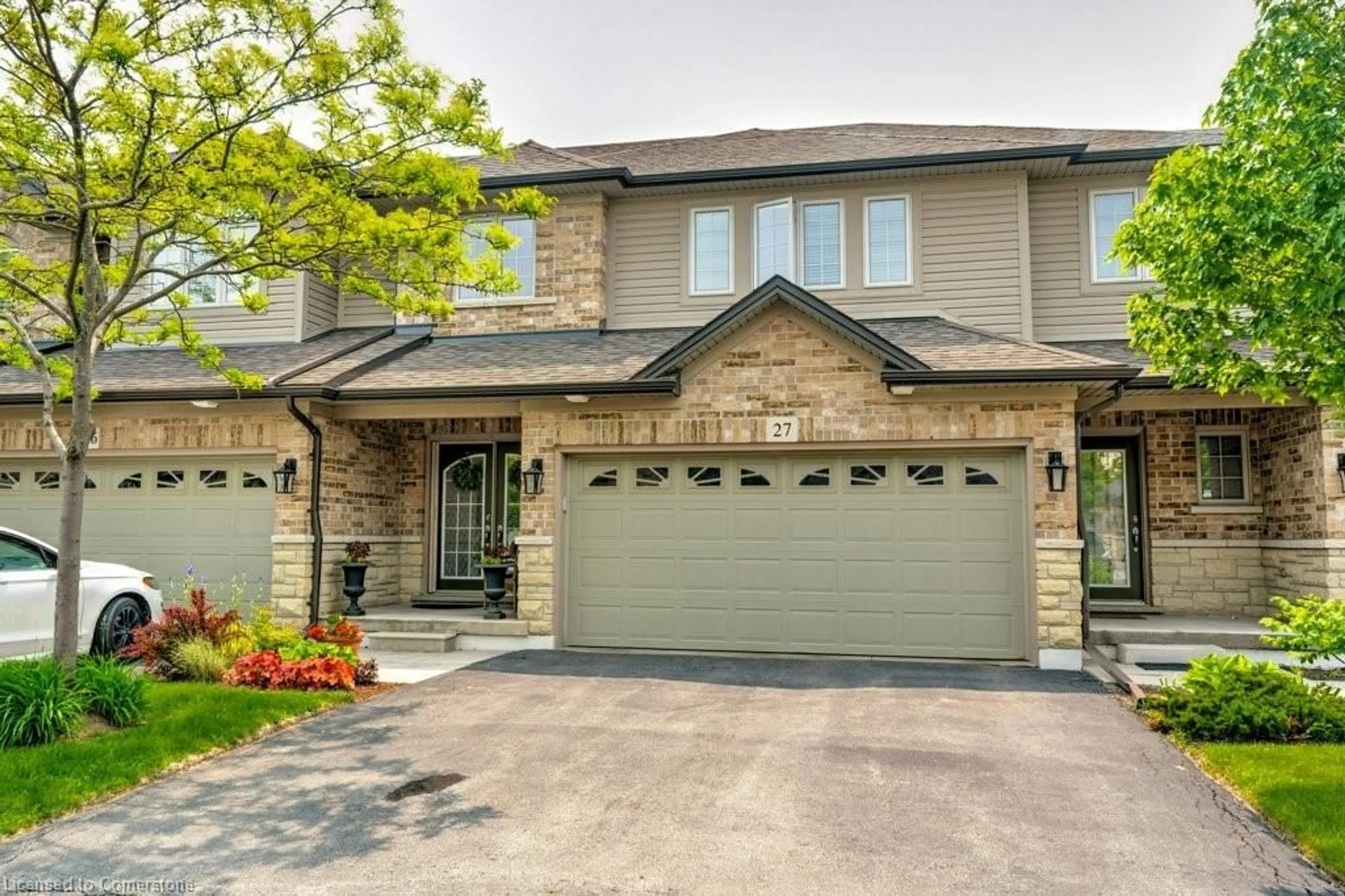 Home with brick exterior material, street for 441 Stonehenge Dr #27, Hamilton Ontario L9K 0B1
