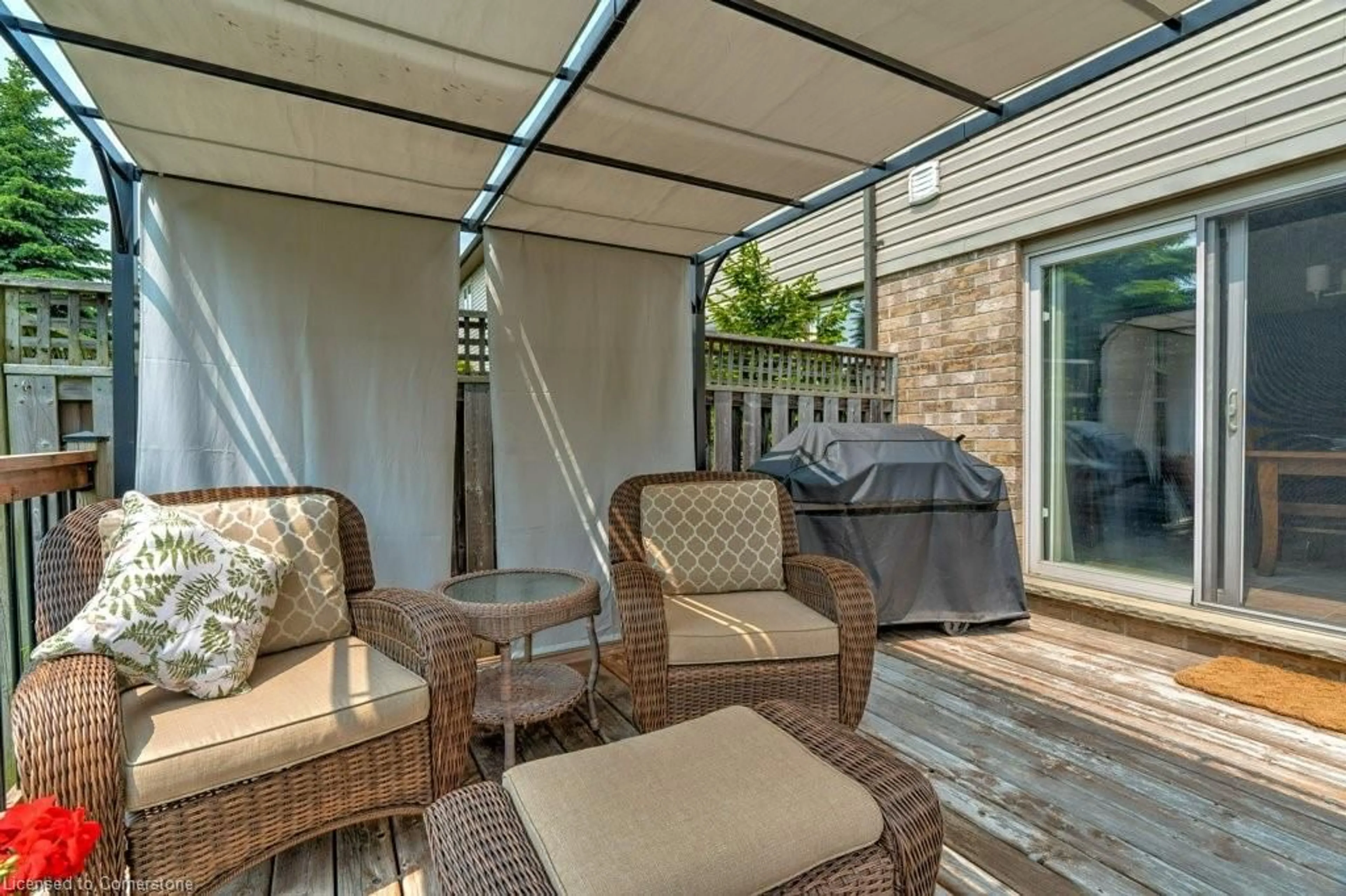 Patio, water/lake/river/ocean view for 441 Stonehenge Dr #27, Hamilton Ontario L9K 0B1