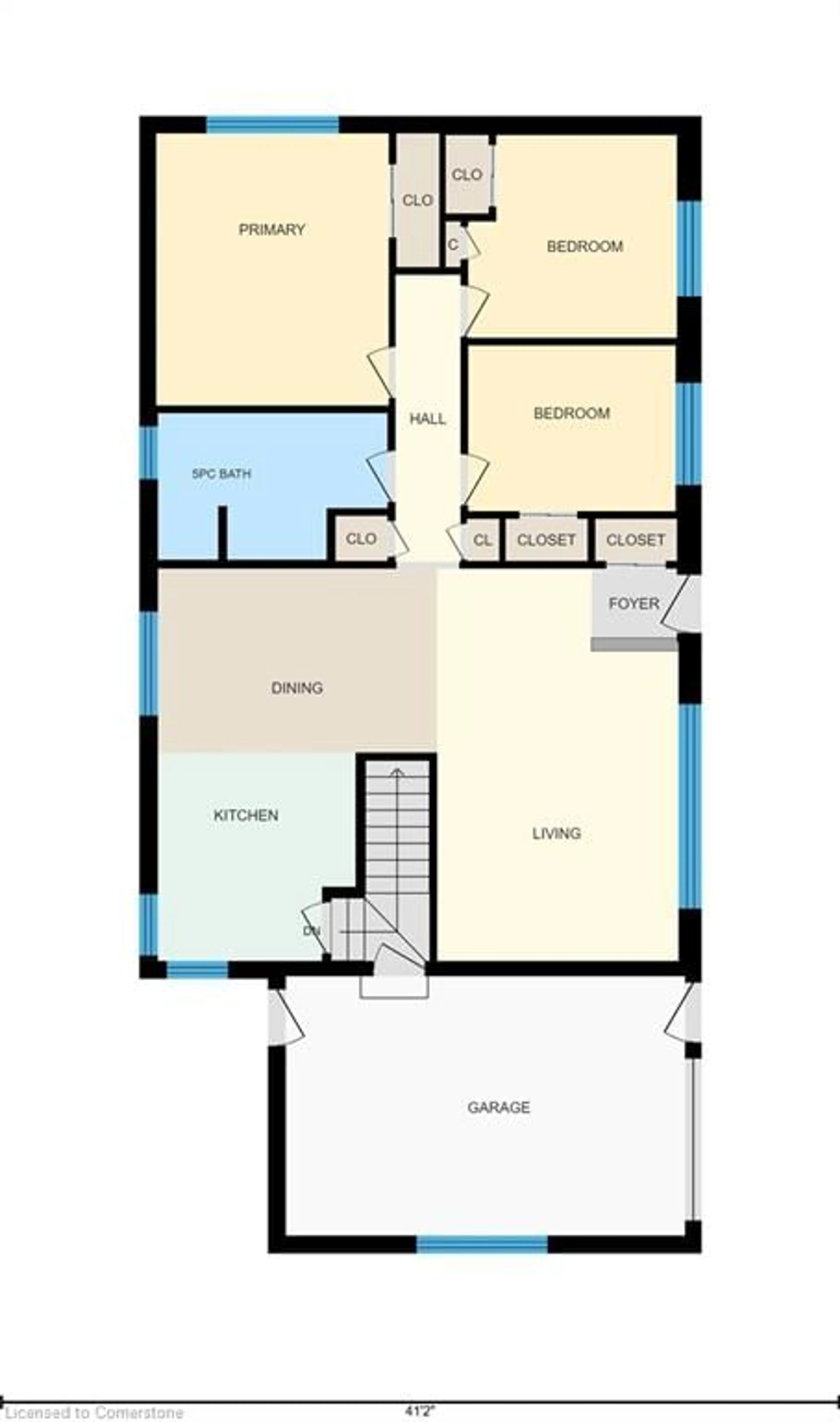 Floor plan for 289 Mackie Pl, Kitchener Ontario N2K 1N2
