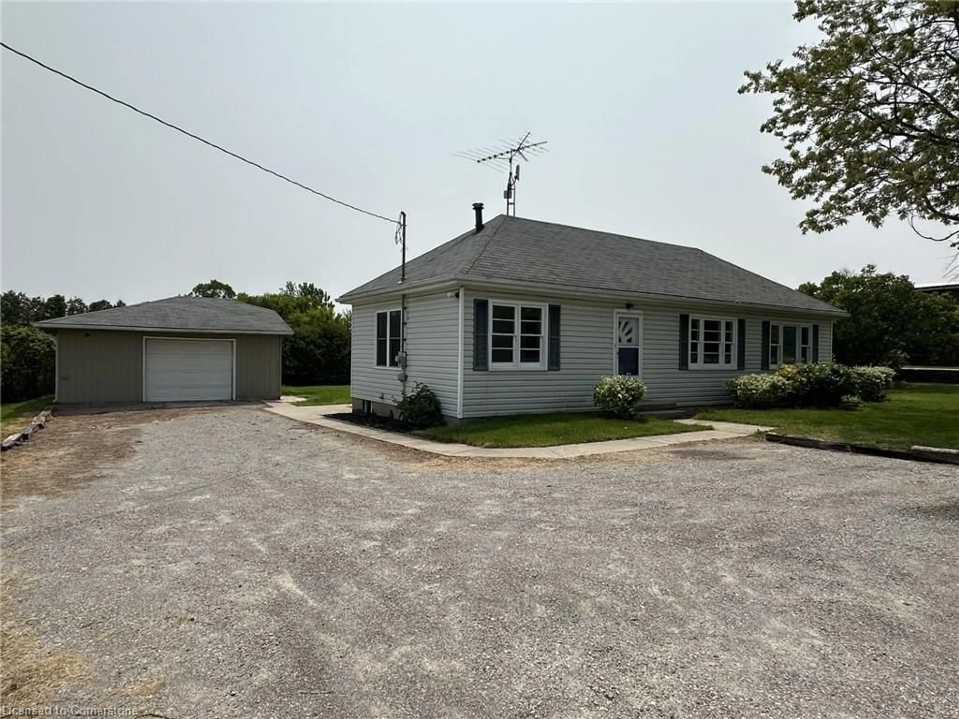 A pic from outside/outdoor area/front of a property/back of a property/a pic from drone, street for 4160 Highway 3, Simcoe Ontario N3Y 4K4