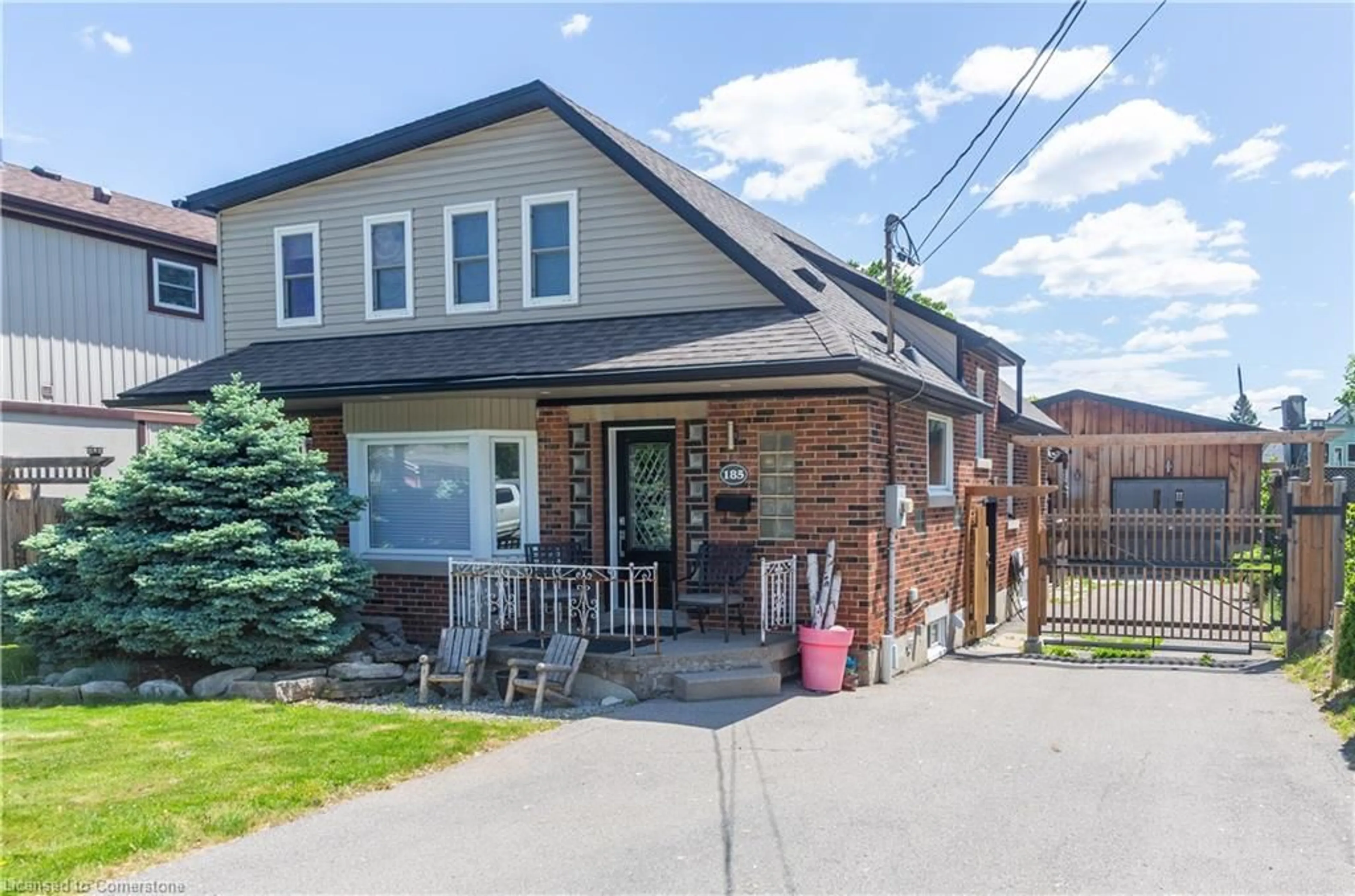 Home with brick exterior material, street for 185 Kimberly Dr, Hamilton Ontario L8K 4L2