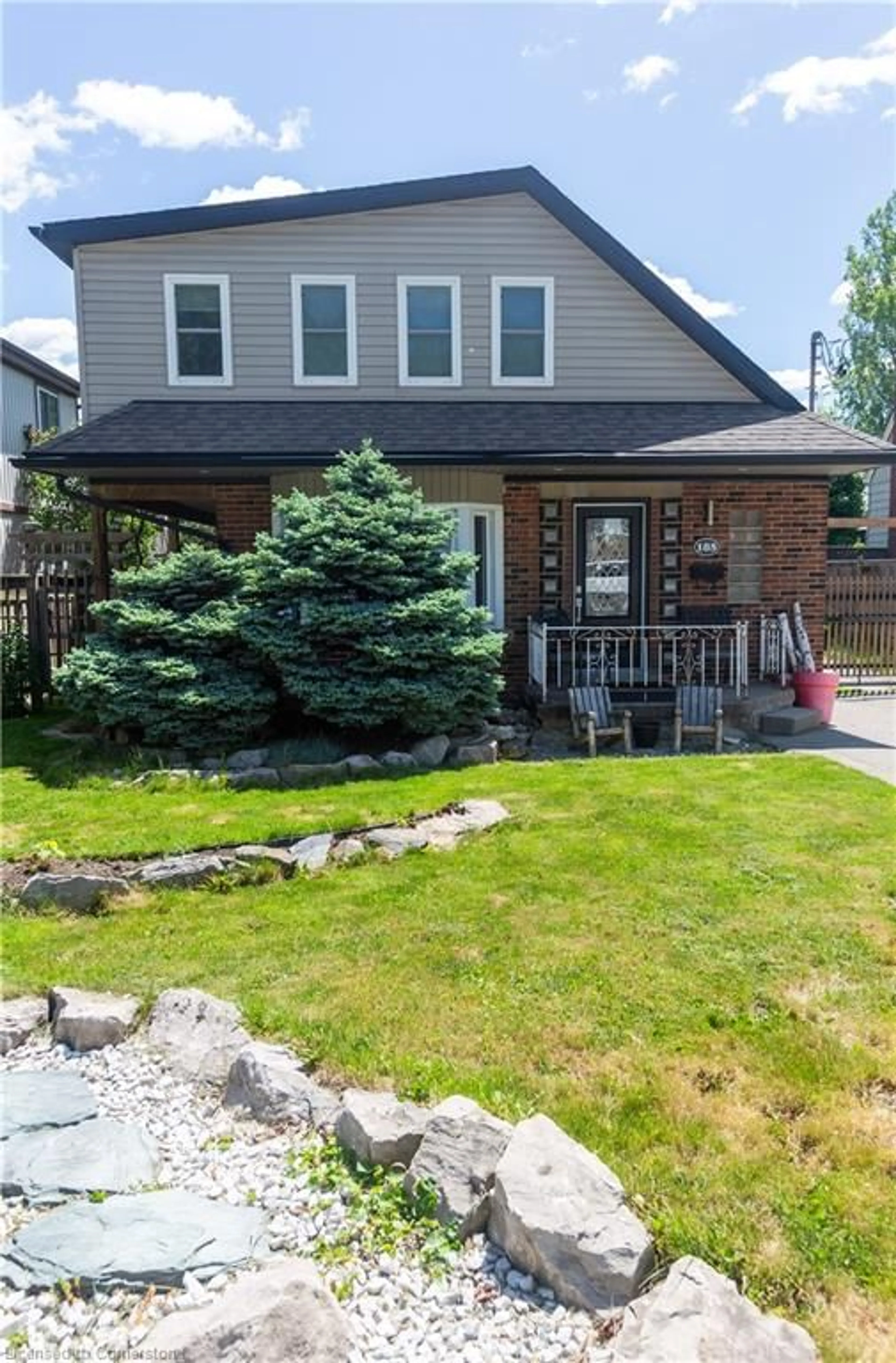 Home with brick exterior material, street for 185 Kimberly Dr, Hamilton Ontario L8K 4L2