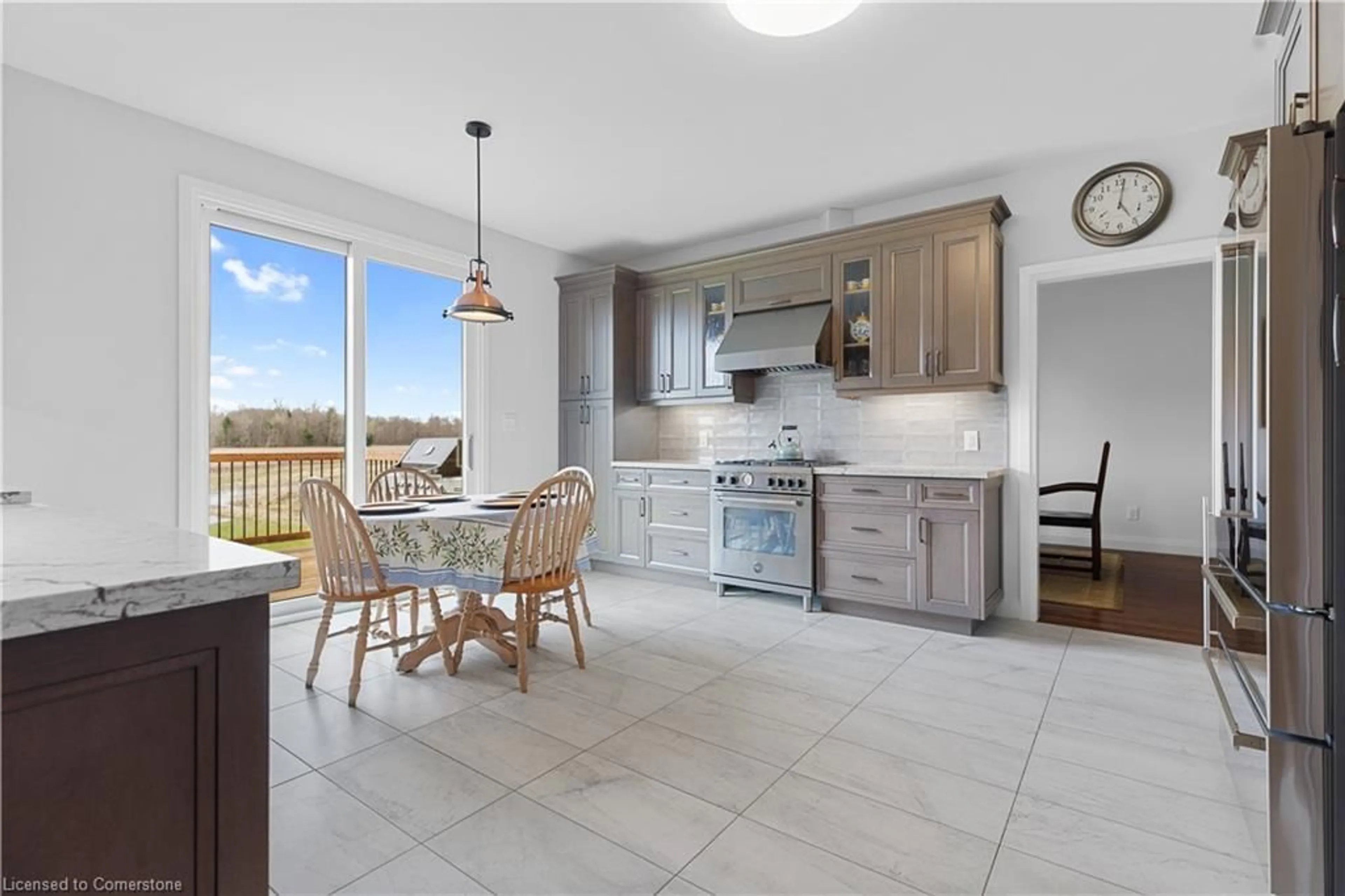 Open concept kitchen, ceramic/tile floor for 377 10th Concession Rd, Walsingham Ontario N0J 1G0