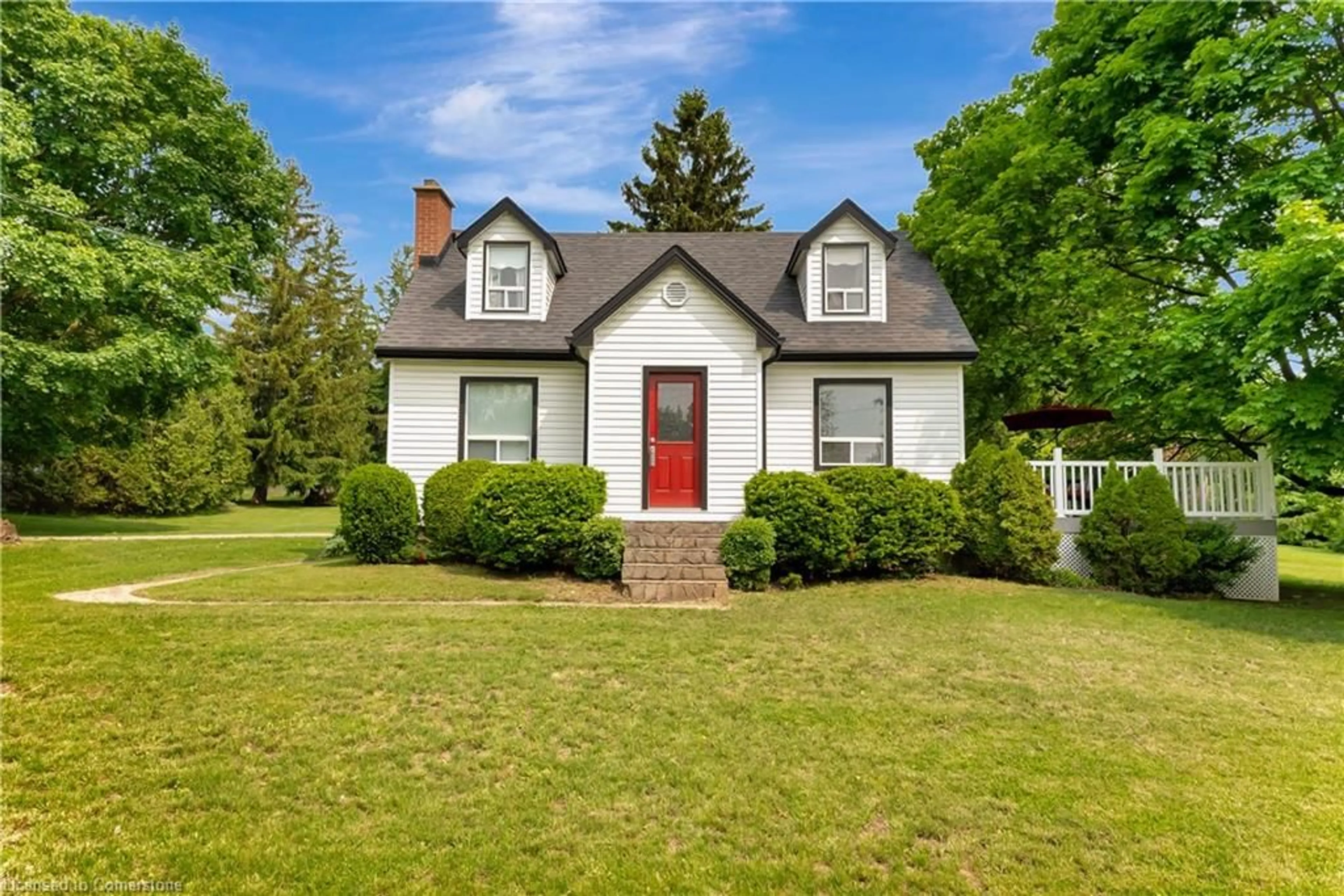 Home with vinyl exterior material, street for 303 Highway No 5, St. George Ontario N0E 1N0