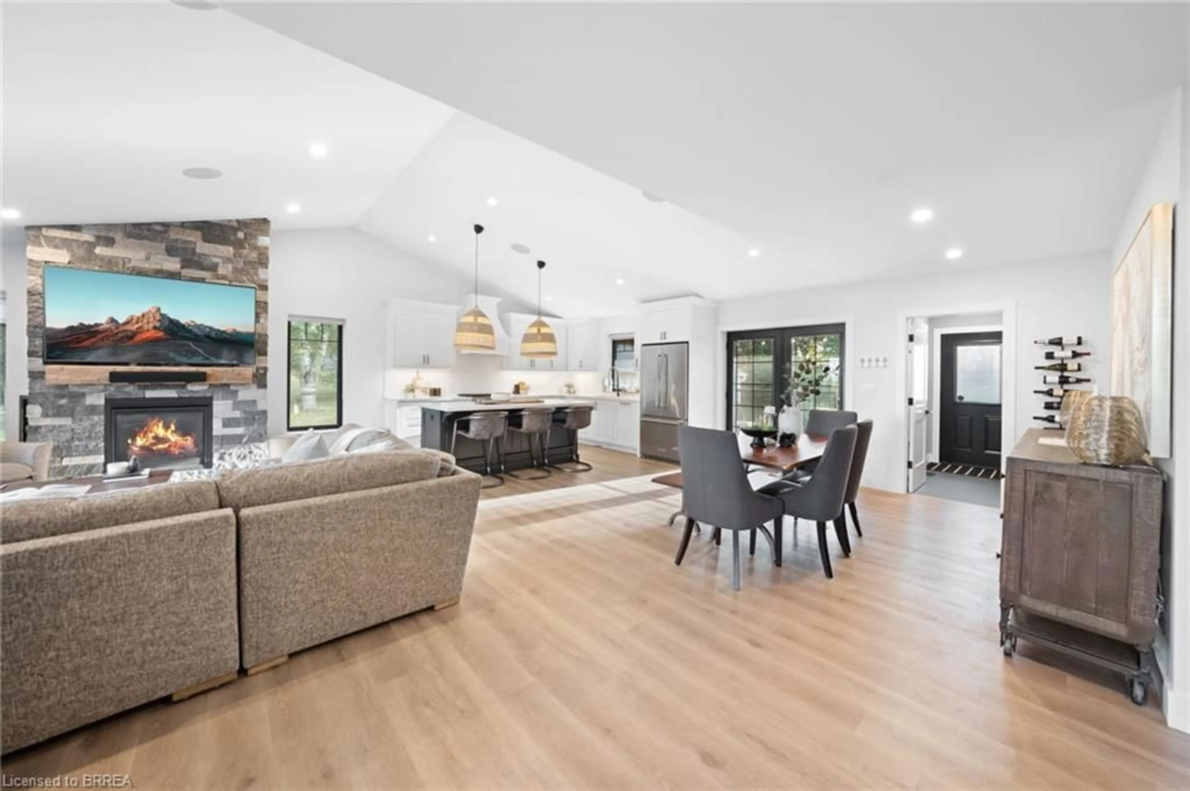 Open concept kitchen, unknown for 311 St George Rd, St. George Ontario N0E 1N0