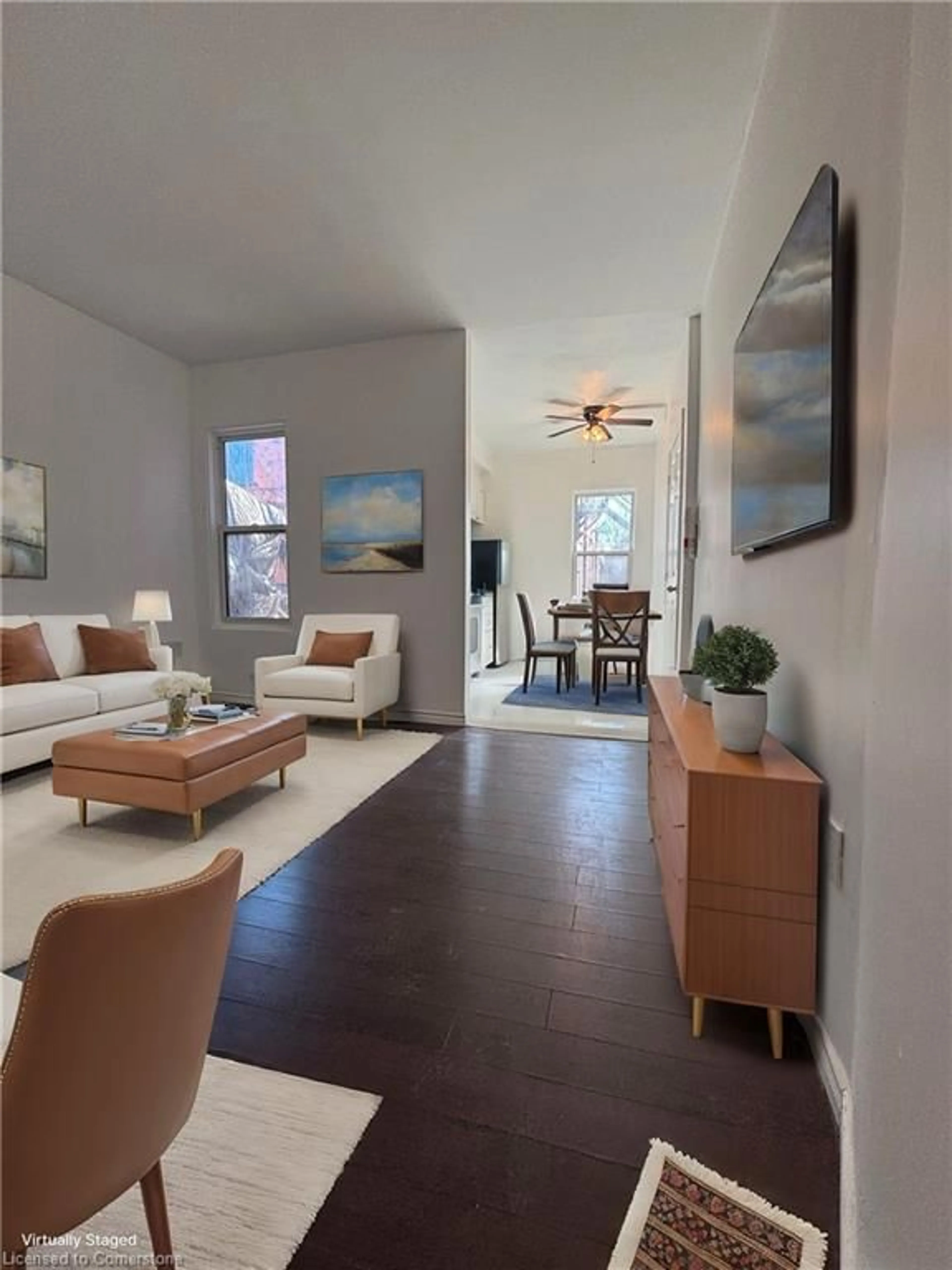 Living room with furniture, unknown for 66 Stirton St, Hamilton Ontario L8L 6E9