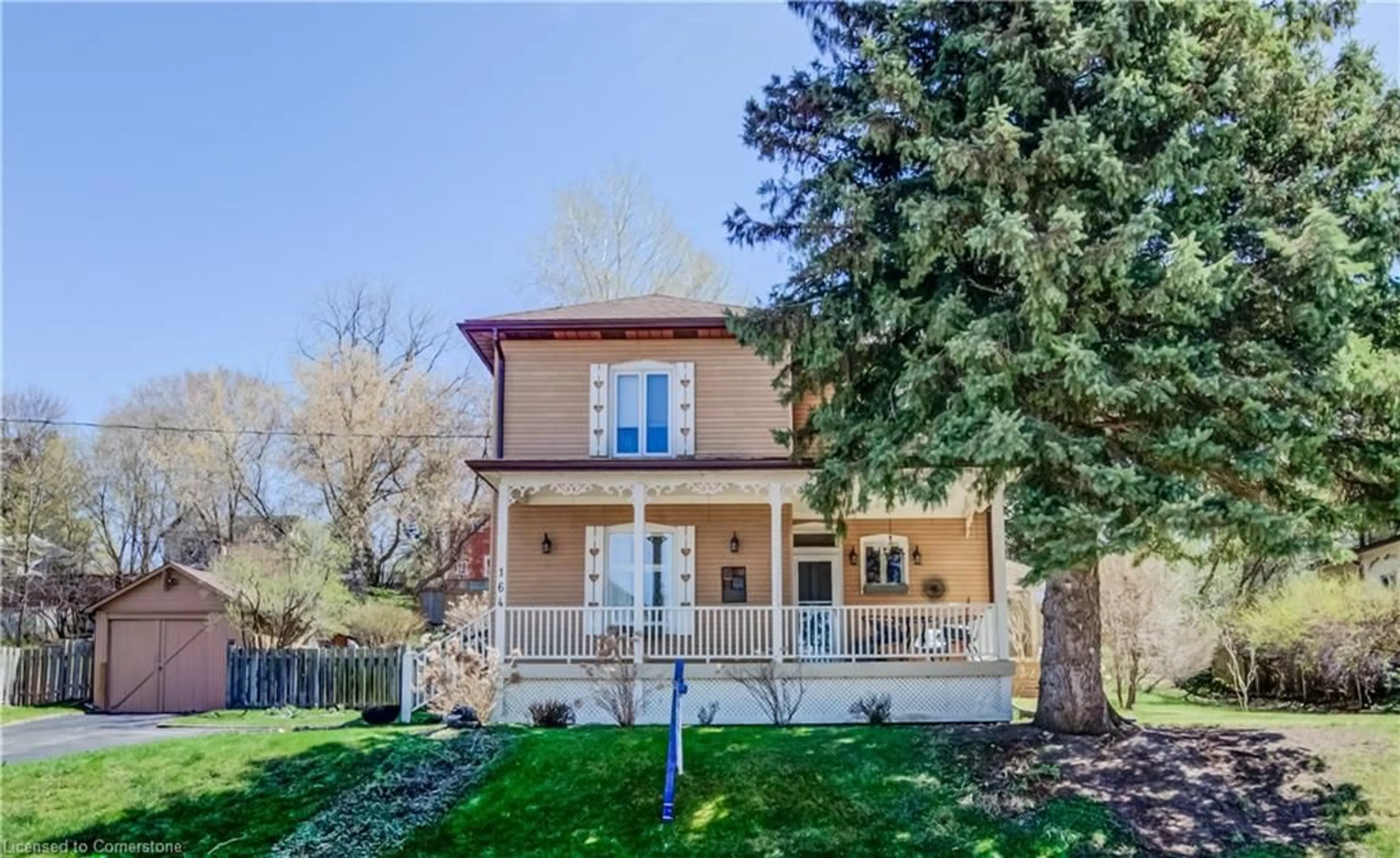 Home with brick exterior material, street for 164 Queen St, Cambridge Ontario N3C 2B2