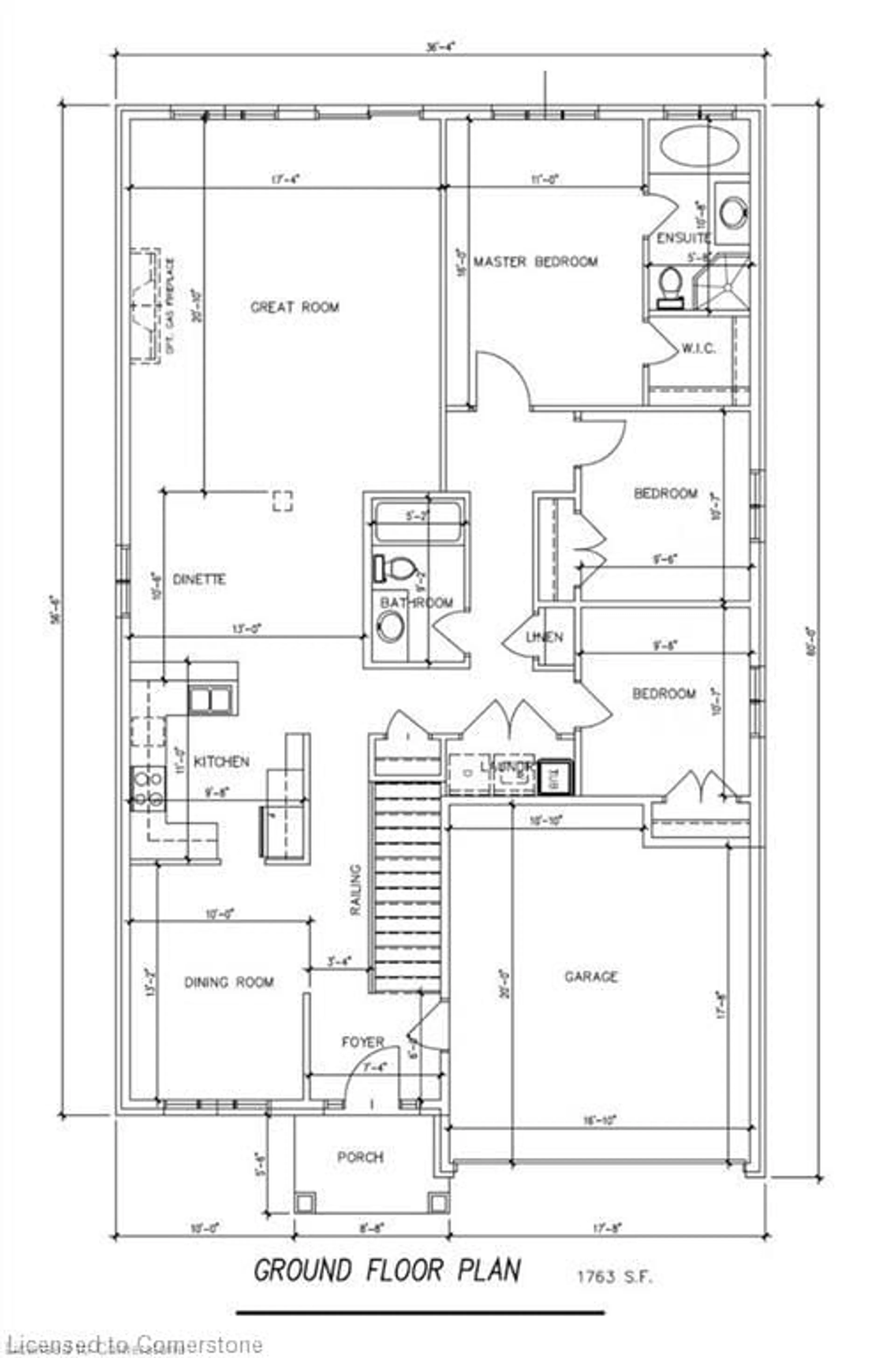 Floor plan for 151 Pike Creek Dr, Cayuga Ontario N0E 1E0