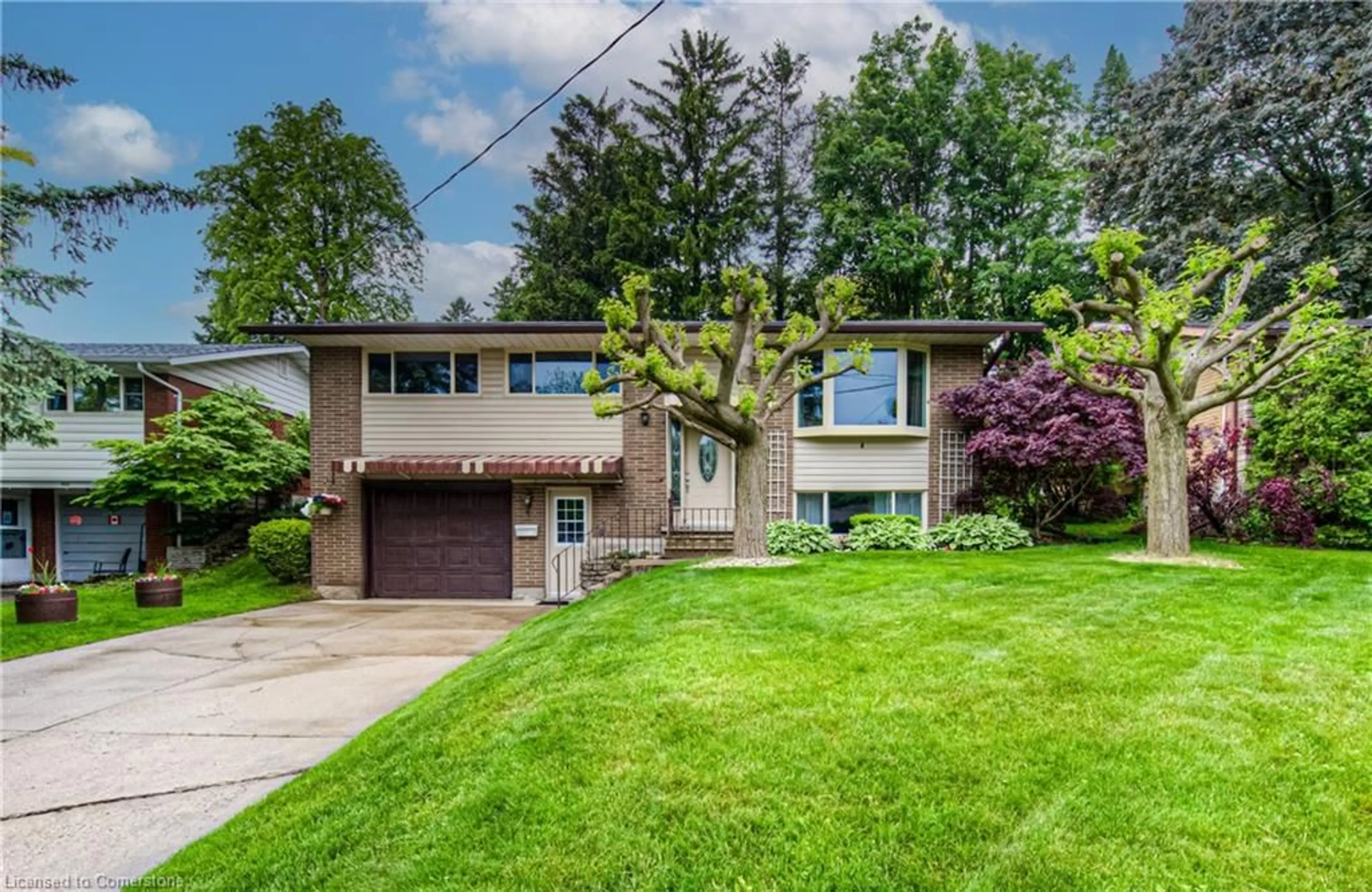Home with vinyl exterior material, street for 448 Greenbrook Dr, Kitchener Ontario N2M 4K4