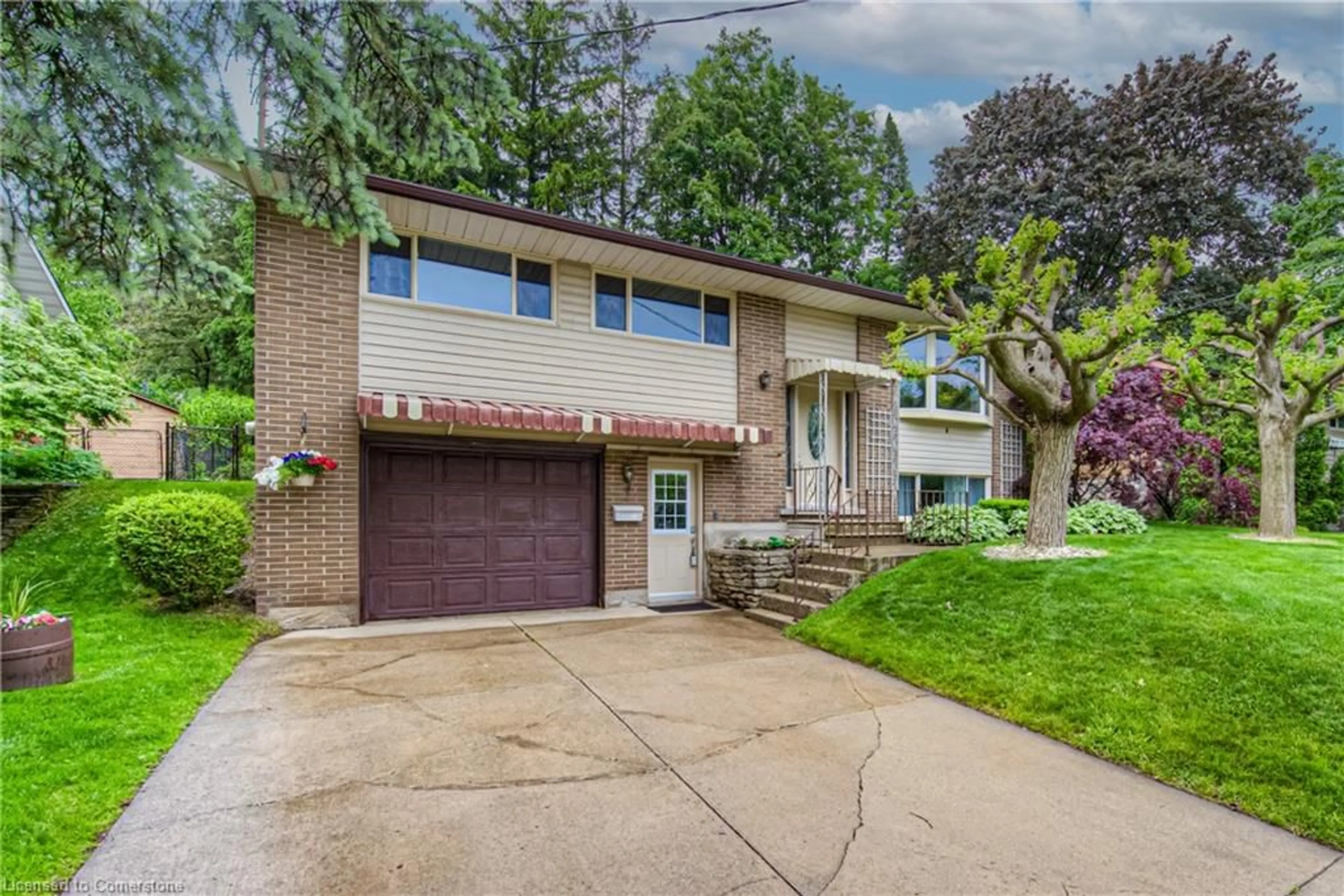 Home with vinyl exterior material, street for 448 Greenbrook Dr, Kitchener Ontario N2M 4K4