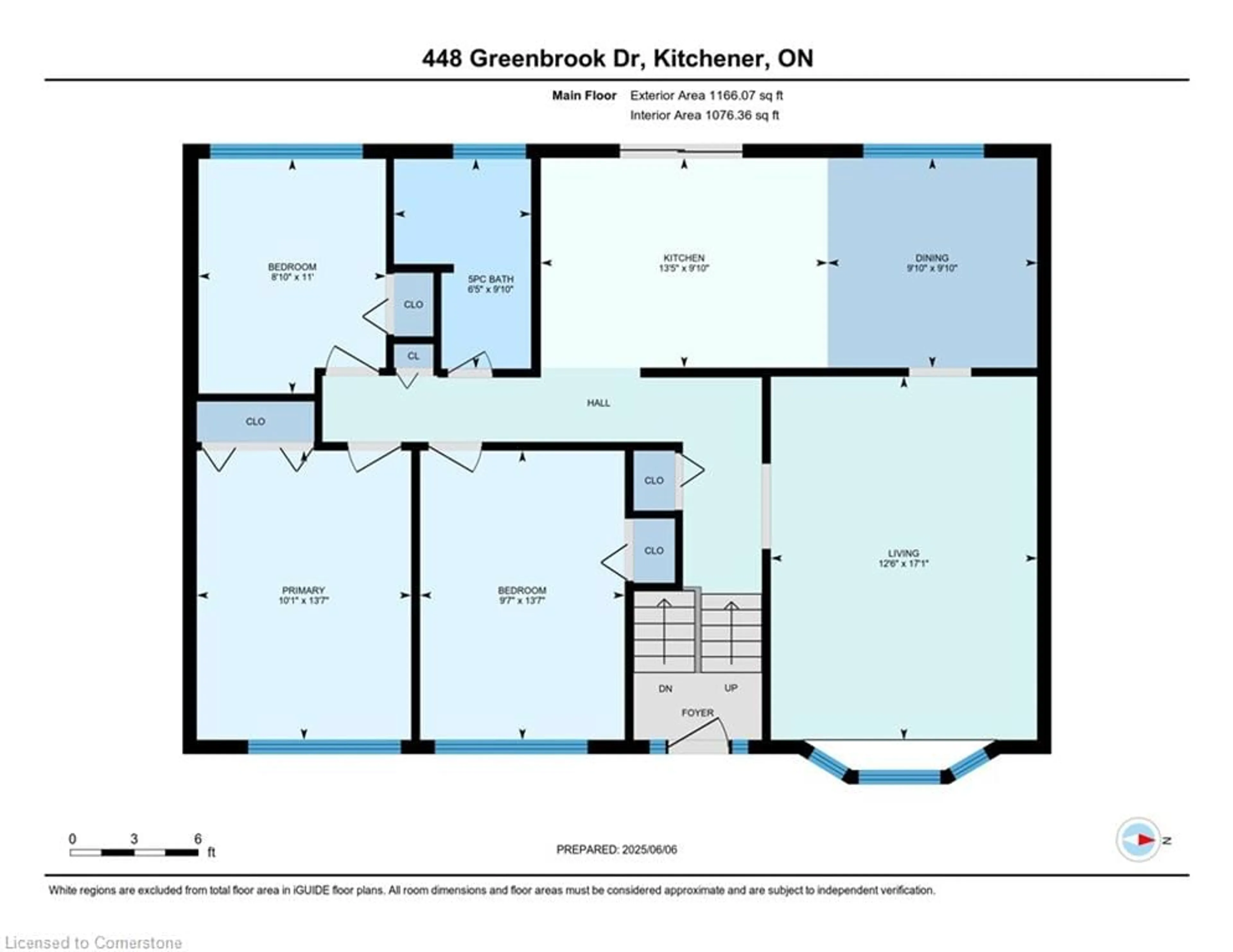 Floor plan for 448 Greenbrook Dr, Kitchener Ontario N2M 4K4
