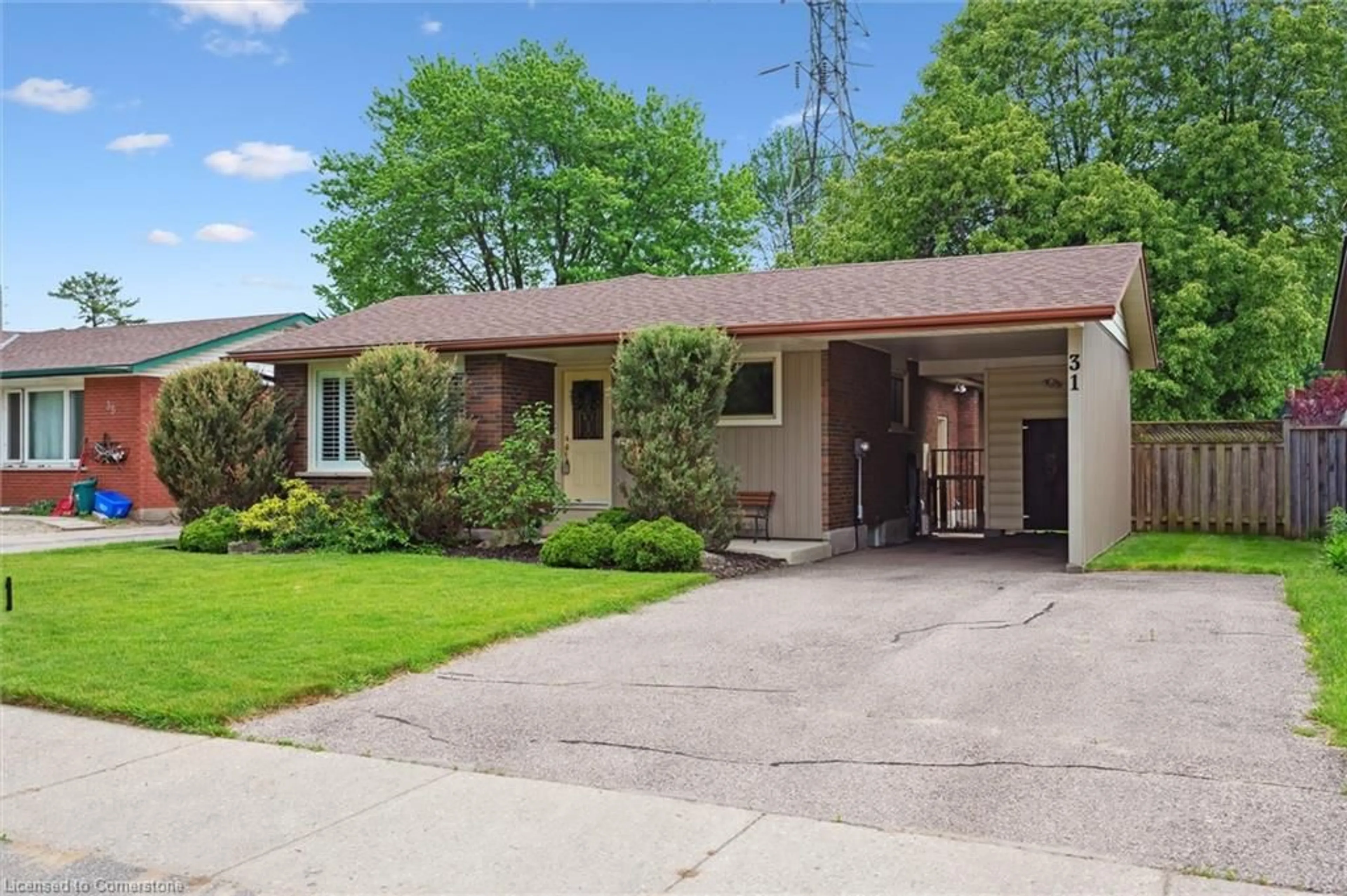 Home with vinyl exterior material, street for 31 Dreger Ave, Kitchener Ontario N2A 2A5