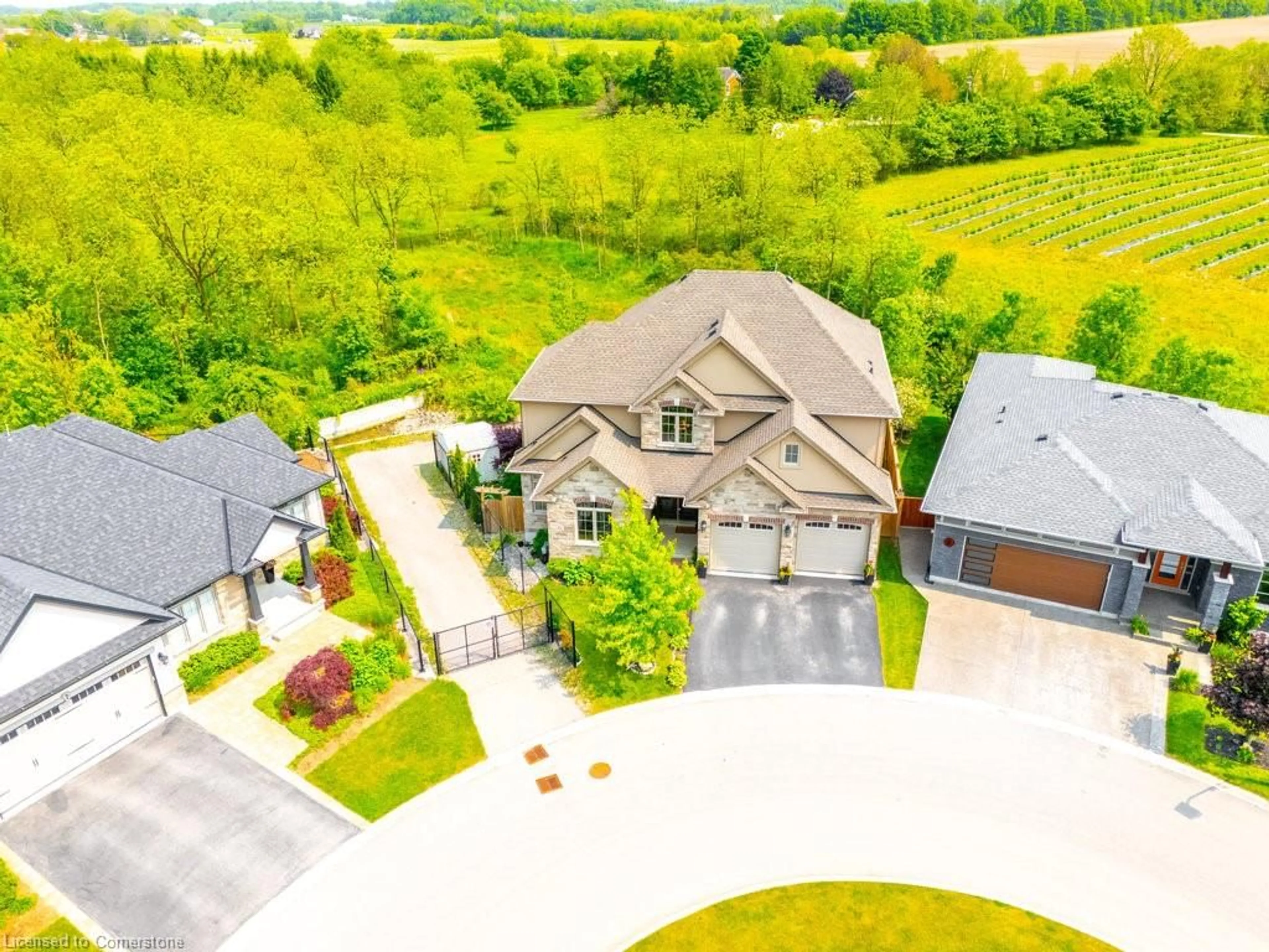 A pic from outside/outdoor area/front of a property/back of a property/a pic from drone, street for 3545 Campden Rd #8, Campden Ontario L0R 1G0