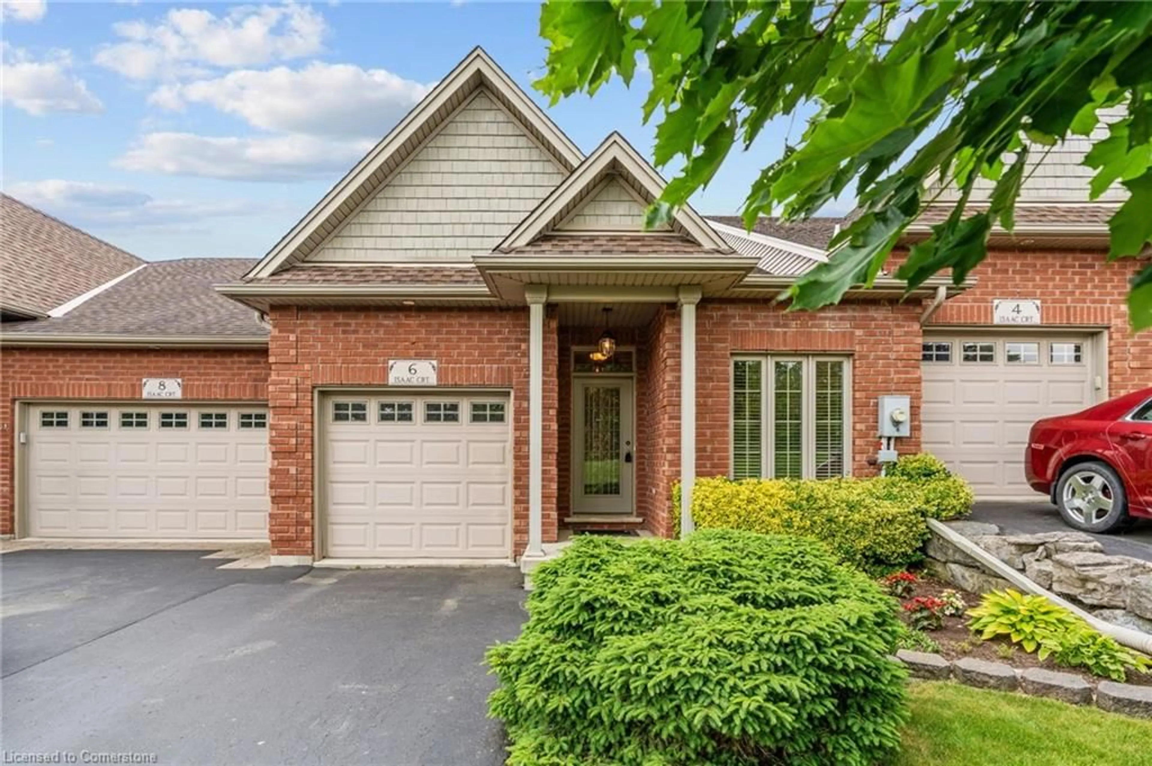 Home with brick exterior material, street for 6 Isaac Crt, Caledonia Ontario N3W 0A7