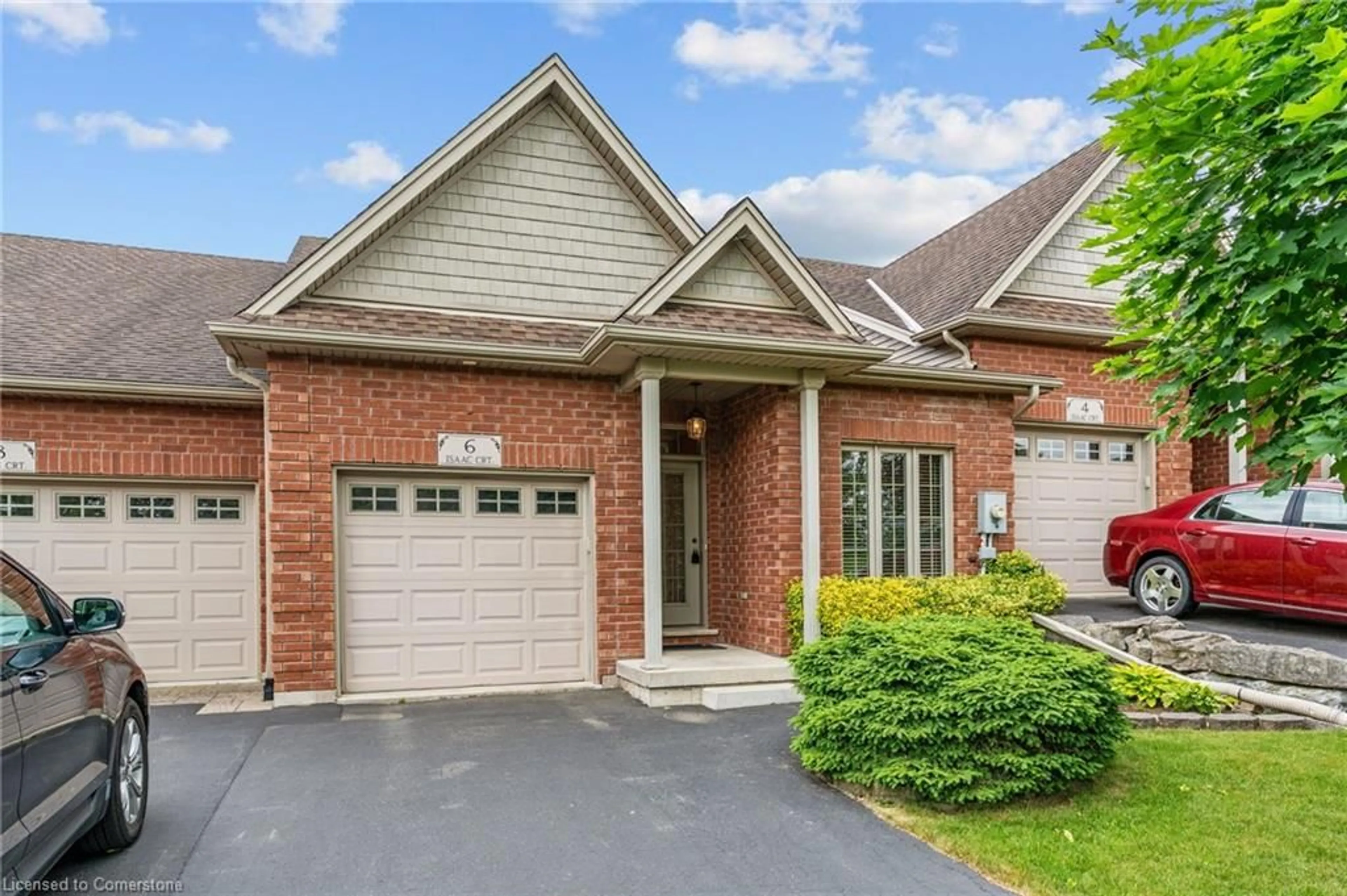 Home with brick exterior material, street for 6 Isaac Crt, Caledonia Ontario N3W 0A7