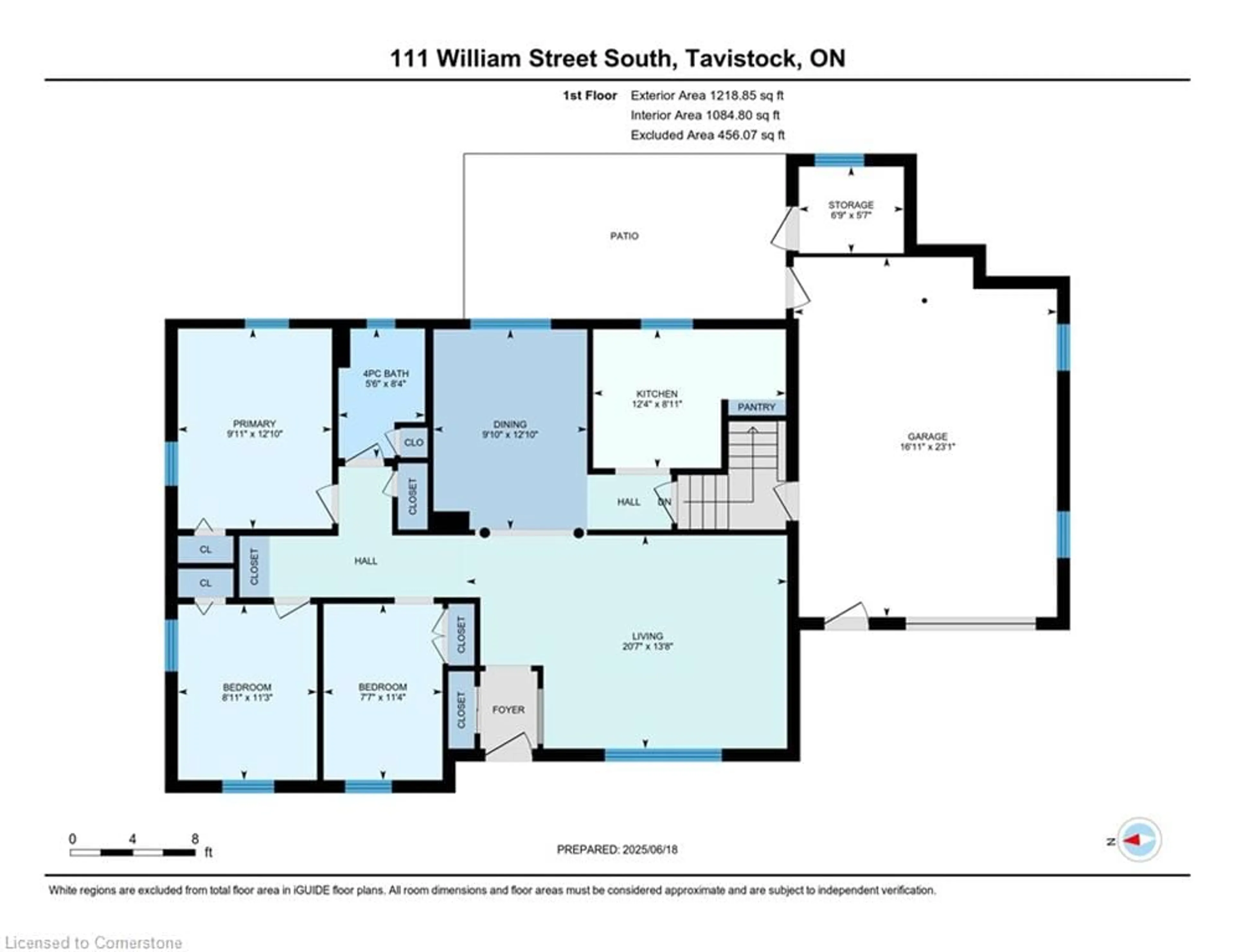 Floor plan for 111 William St, Tavistock Ontario N0B 2R0