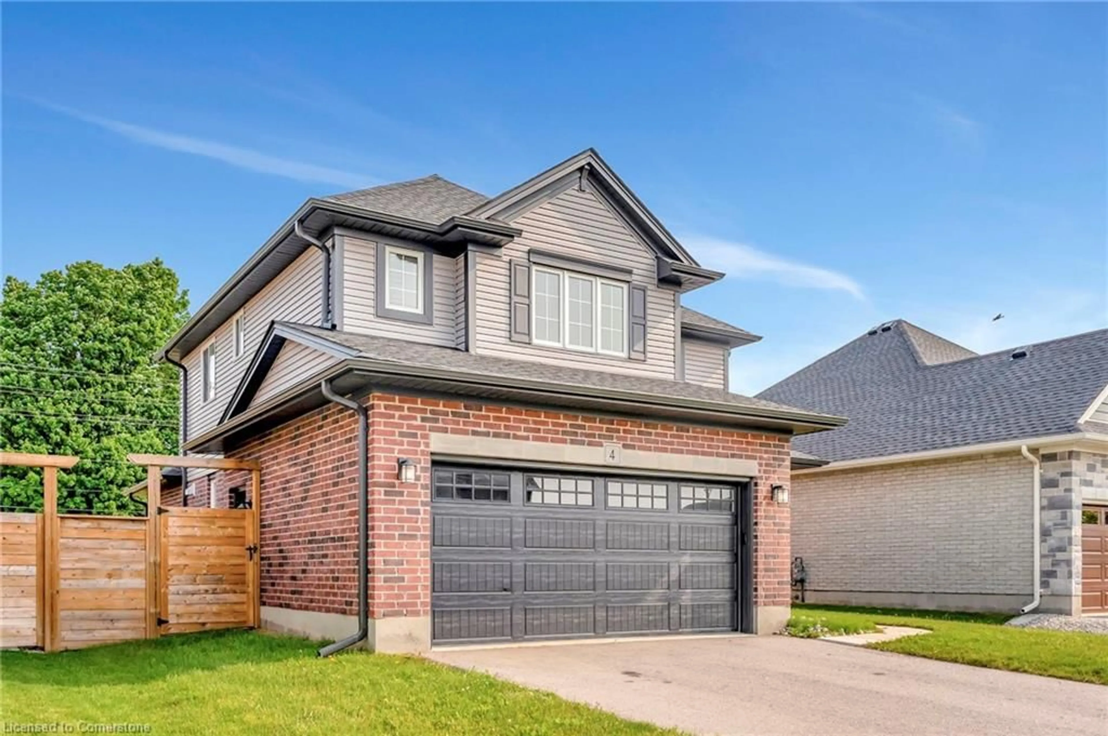 Home with brick exterior material, street for 4 Livingston Dr, Tillsonburg Ontario N4G 0J3