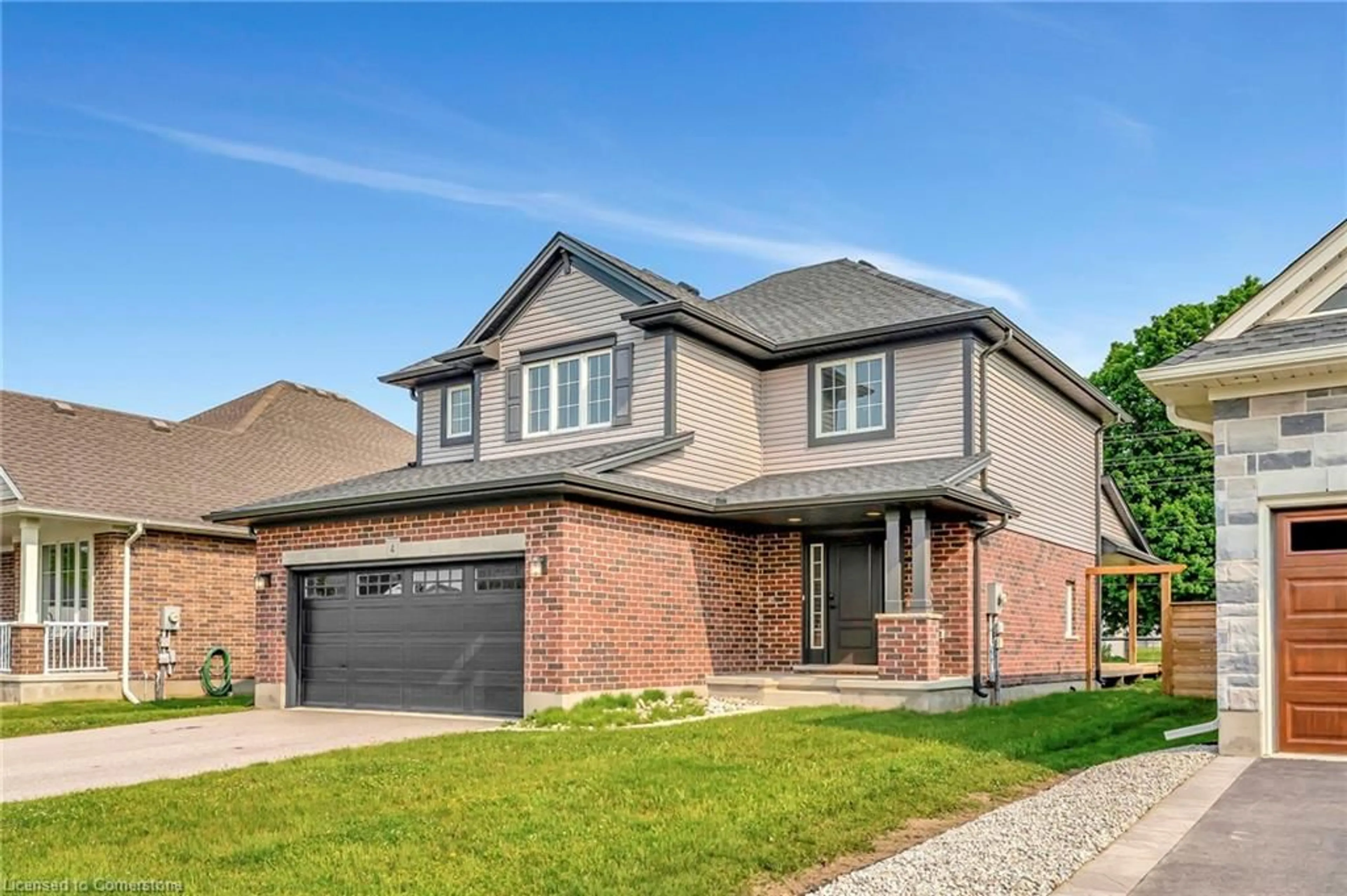 Home with brick exterior material, street for 4 Livingston Dr, Tillsonburg Ontario N4G 0J3