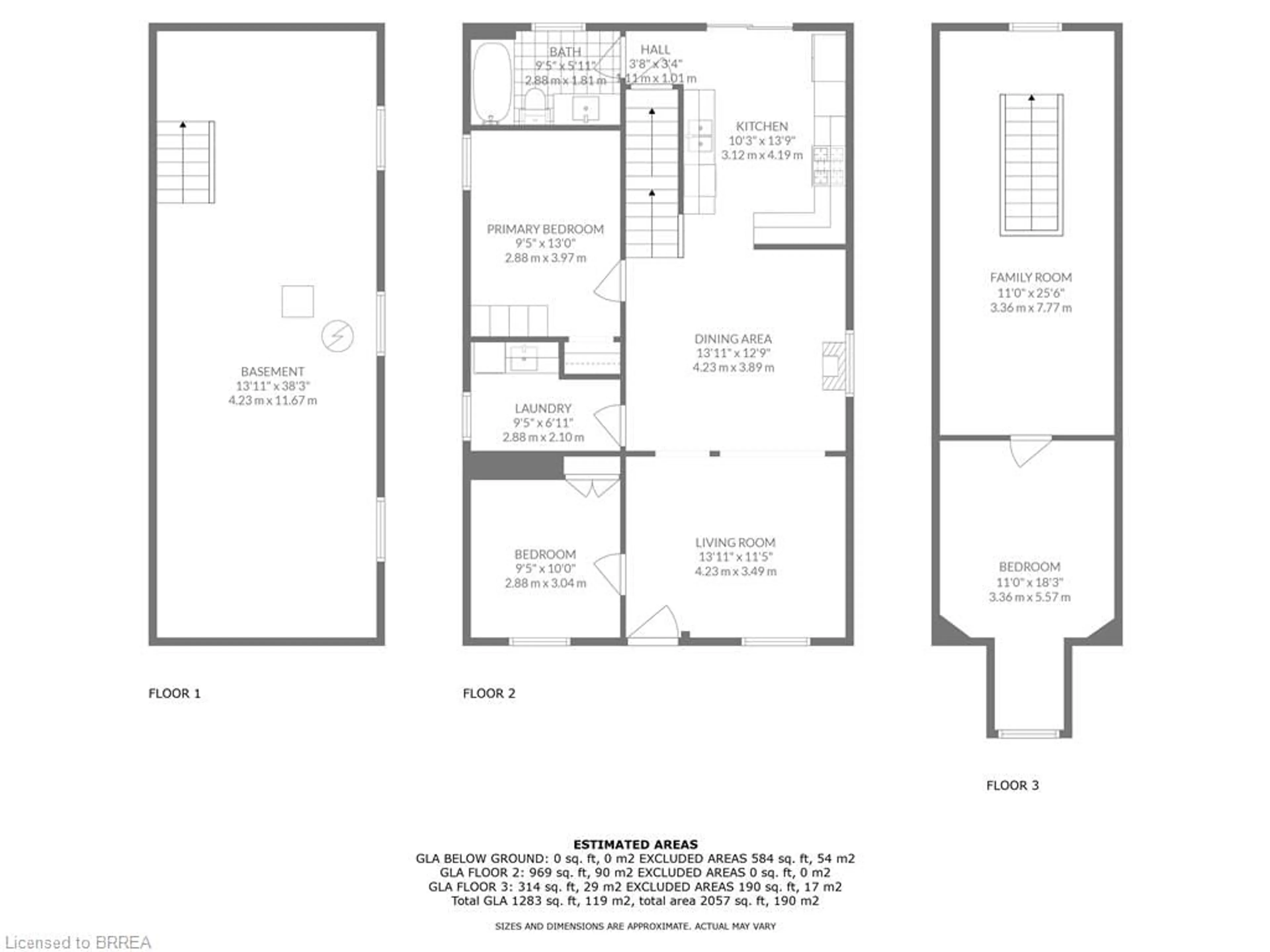 Floor plan for 66 Terrace Hill St, Brantford Ontario N3R 1G1