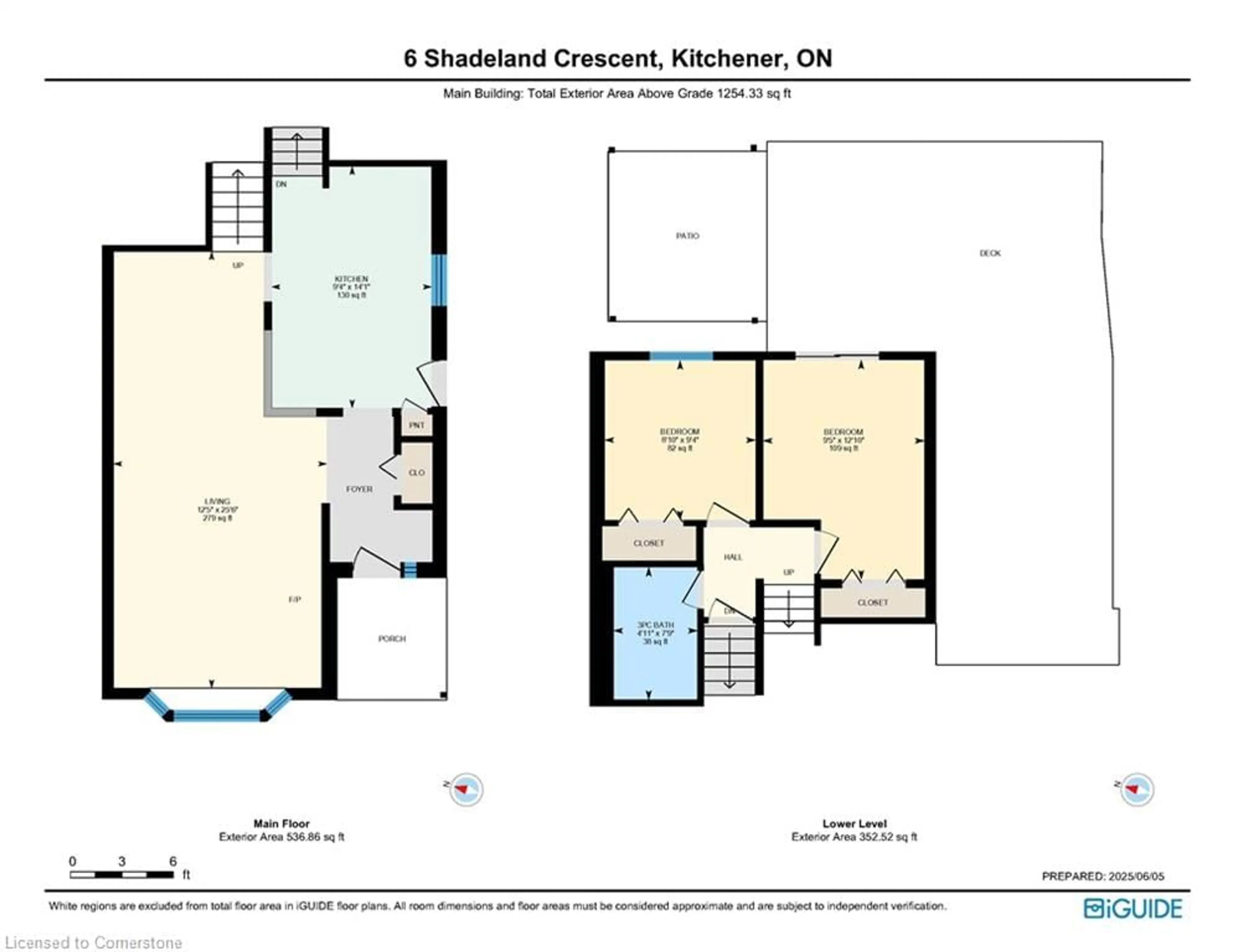 Floor plan for 6 Shadeland Cres, Kitchener Ontario N2M 2H9