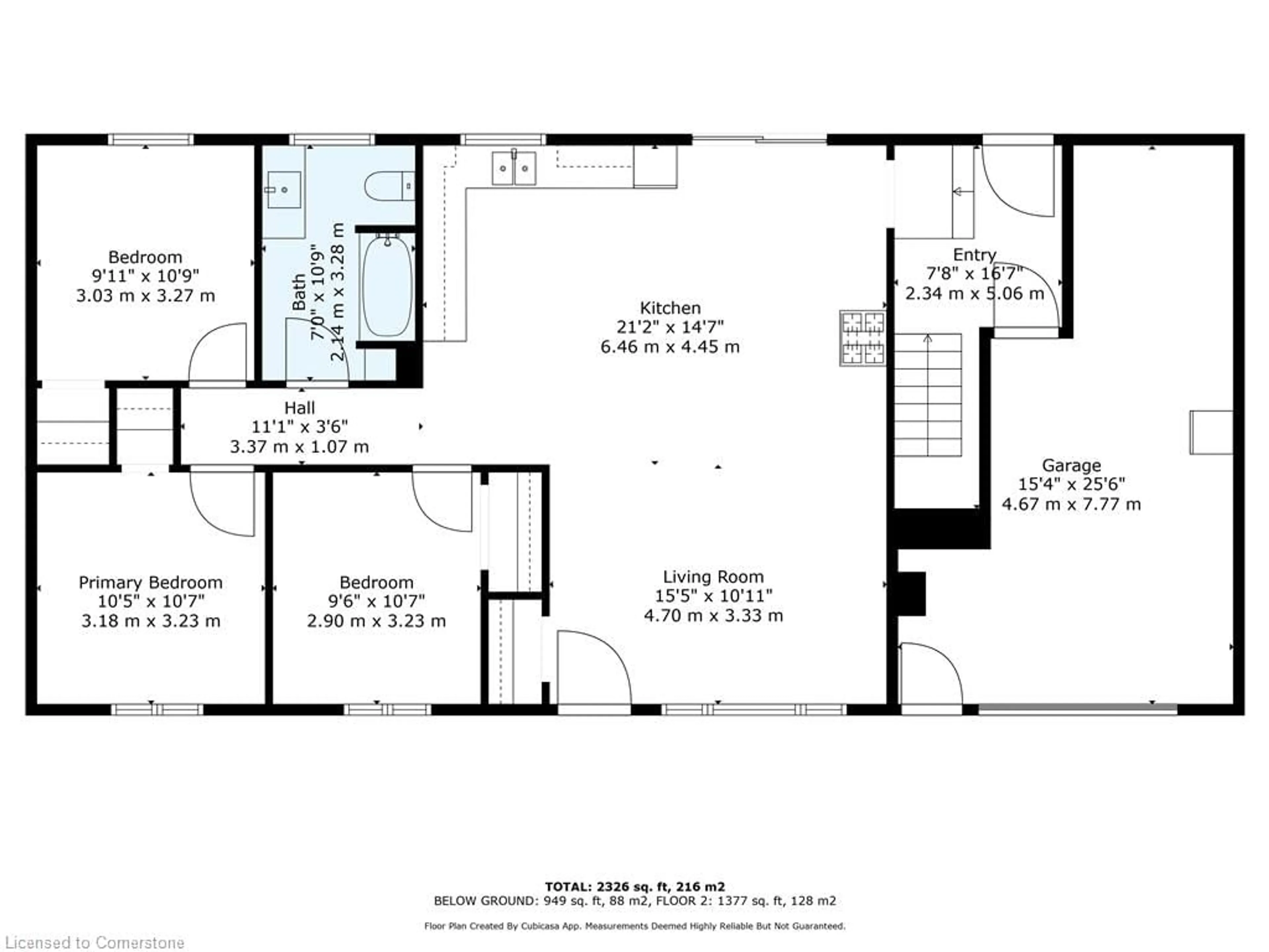 Floor plan for 407 Concession 14 Conc, Simcoe Ontario N3Y 4K3
