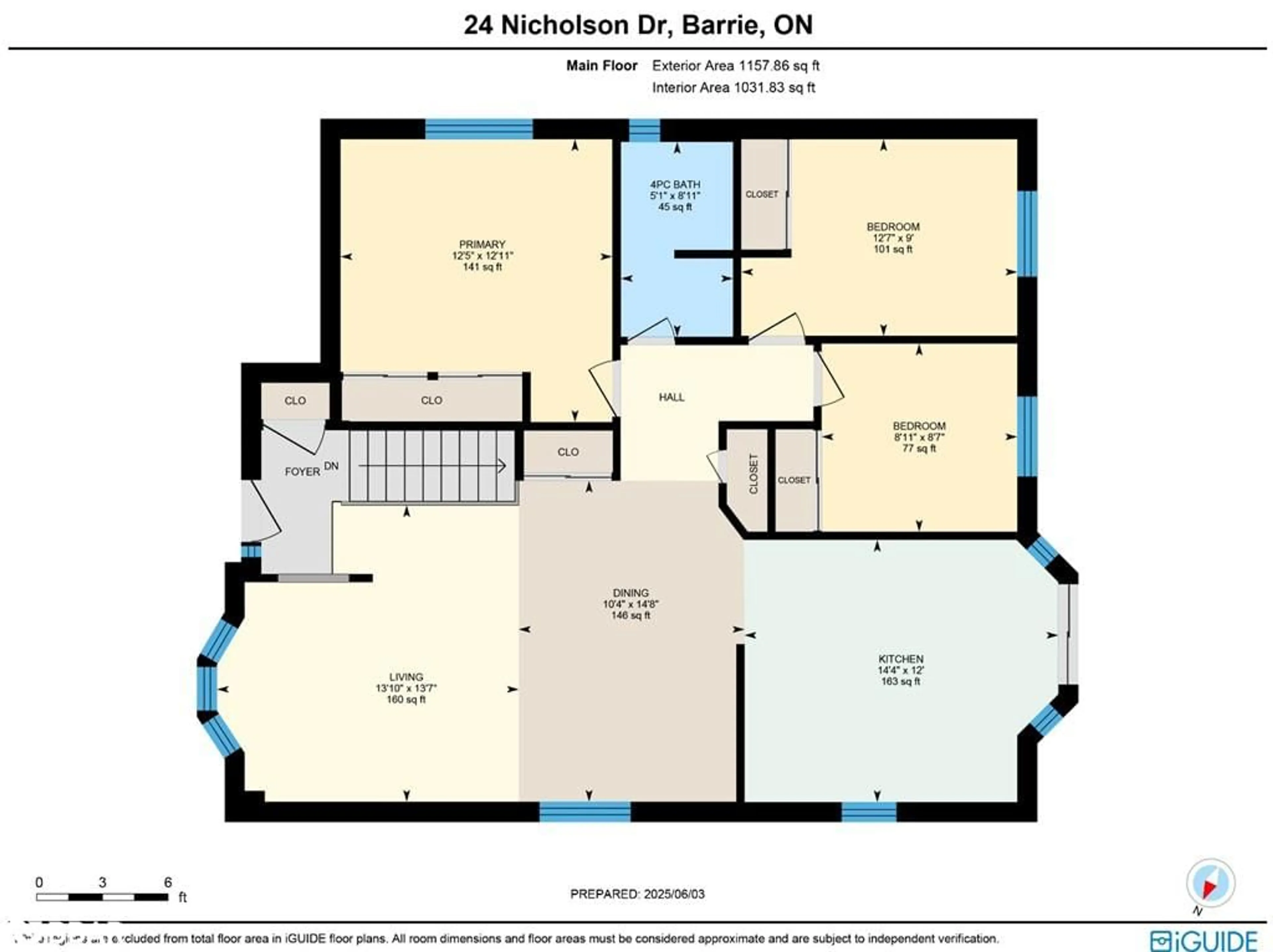 Floor plan for 24 Nicholson Dr, Barrie Ontario L4N 8L7
