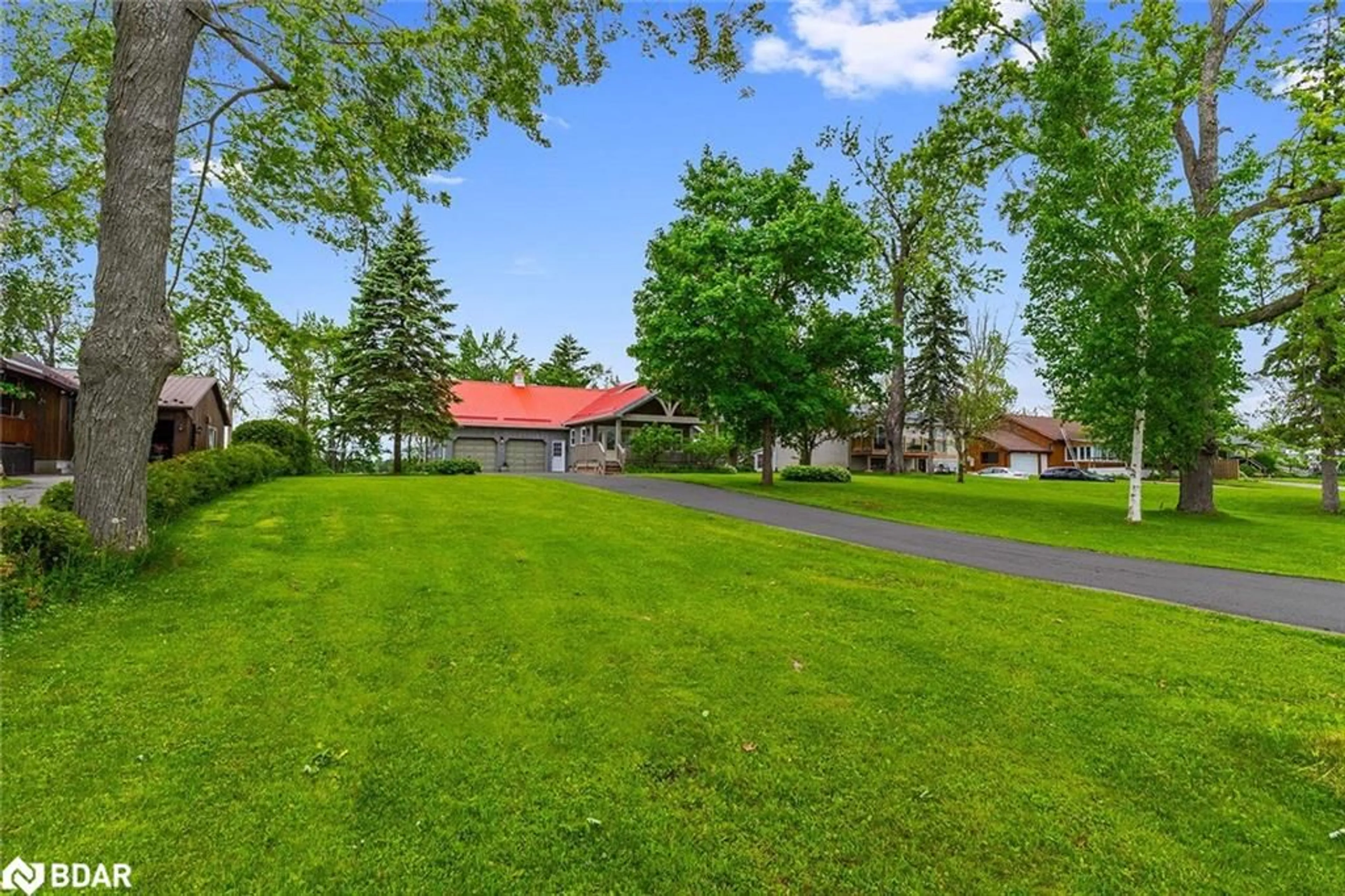 Patio, water/lake/river/ocean view for 201 Avery Point Rd, Sebright Ontario L0K 1W0