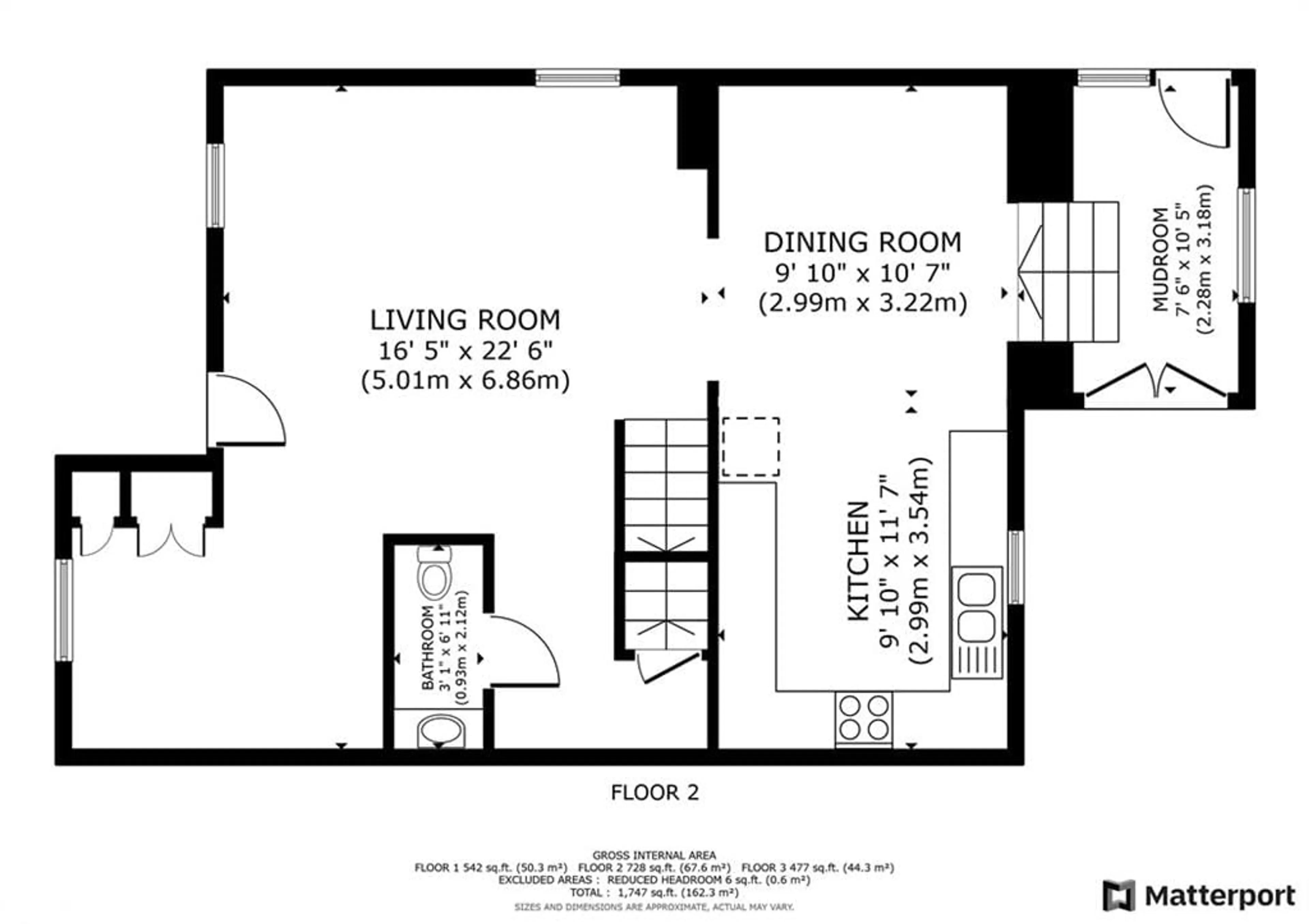 Floor plan for 2 George St, Cookstown Ontario L0L 1L0
