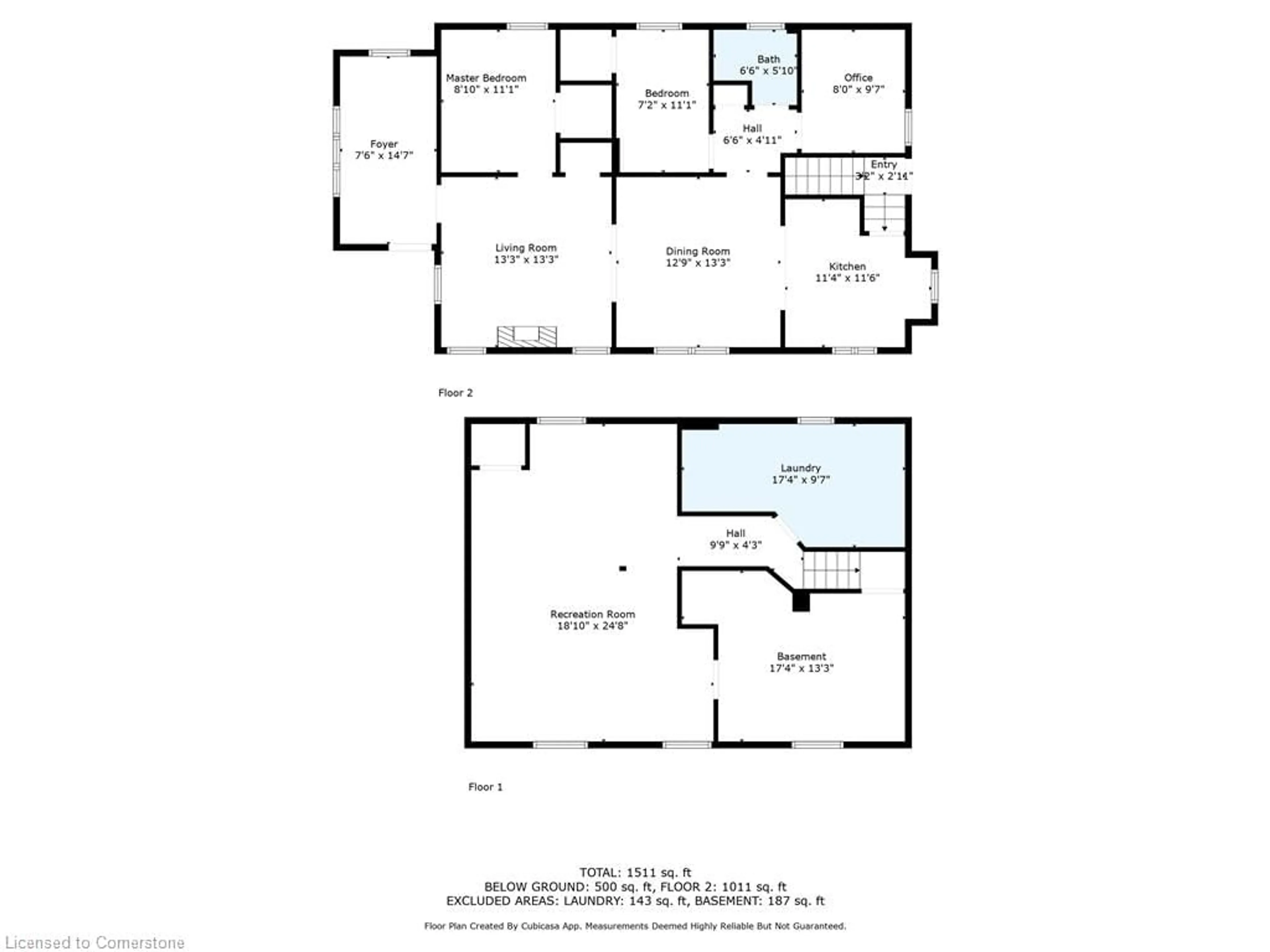Floor plan for 103 Orchard Ave, Simcoe Ontario N3Y 3H4