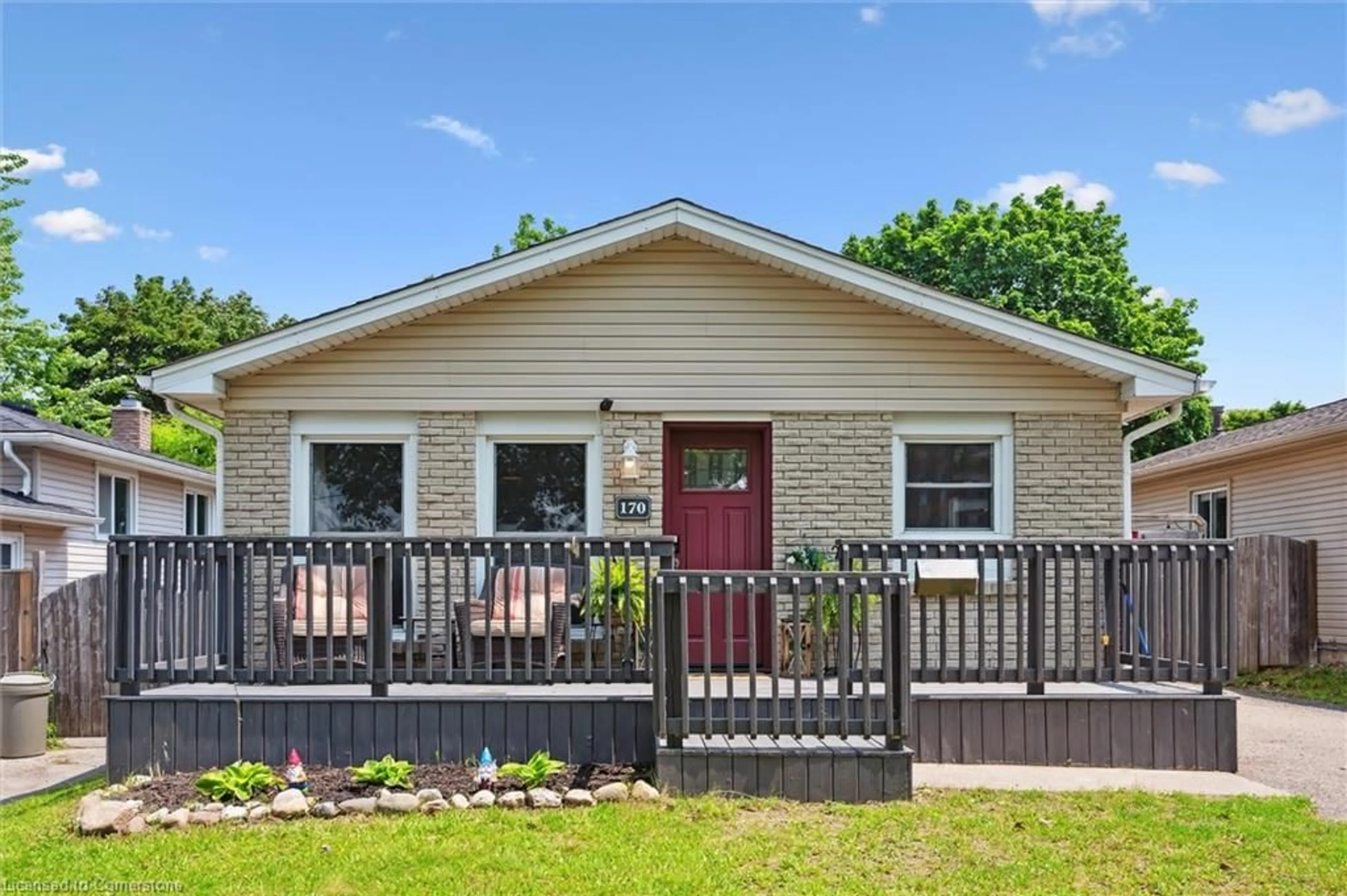 Home with vinyl exterior material, street for 170 Natchez Rd, Kitchener Ontario N2B 3L2