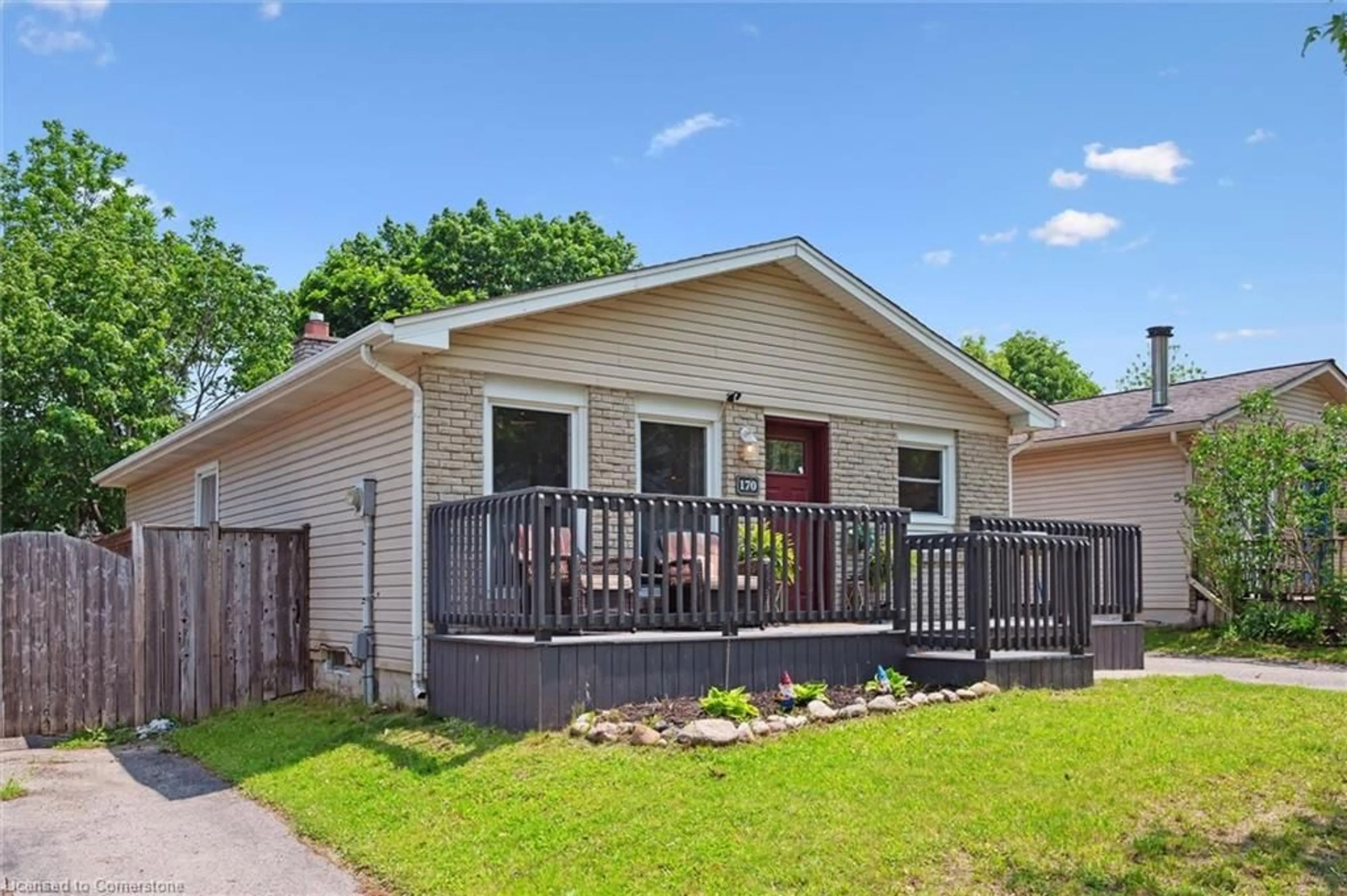 Home with vinyl exterior material, street for 170 Natchez Rd, Kitchener Ontario N2B 3L2