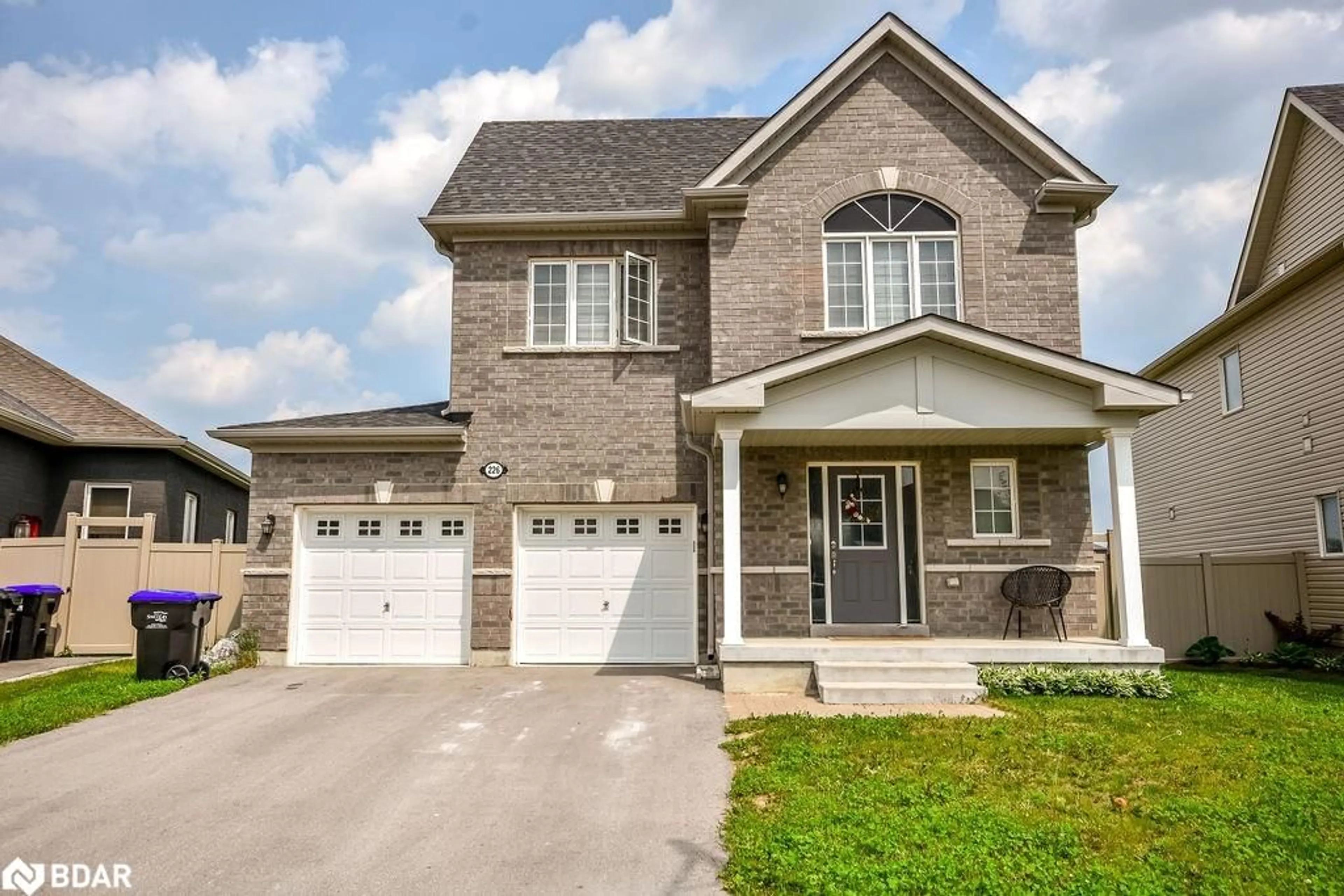 Home with brick exterior material, street for 226 Springfield Cres, Stayner Ontario L0M 1S0