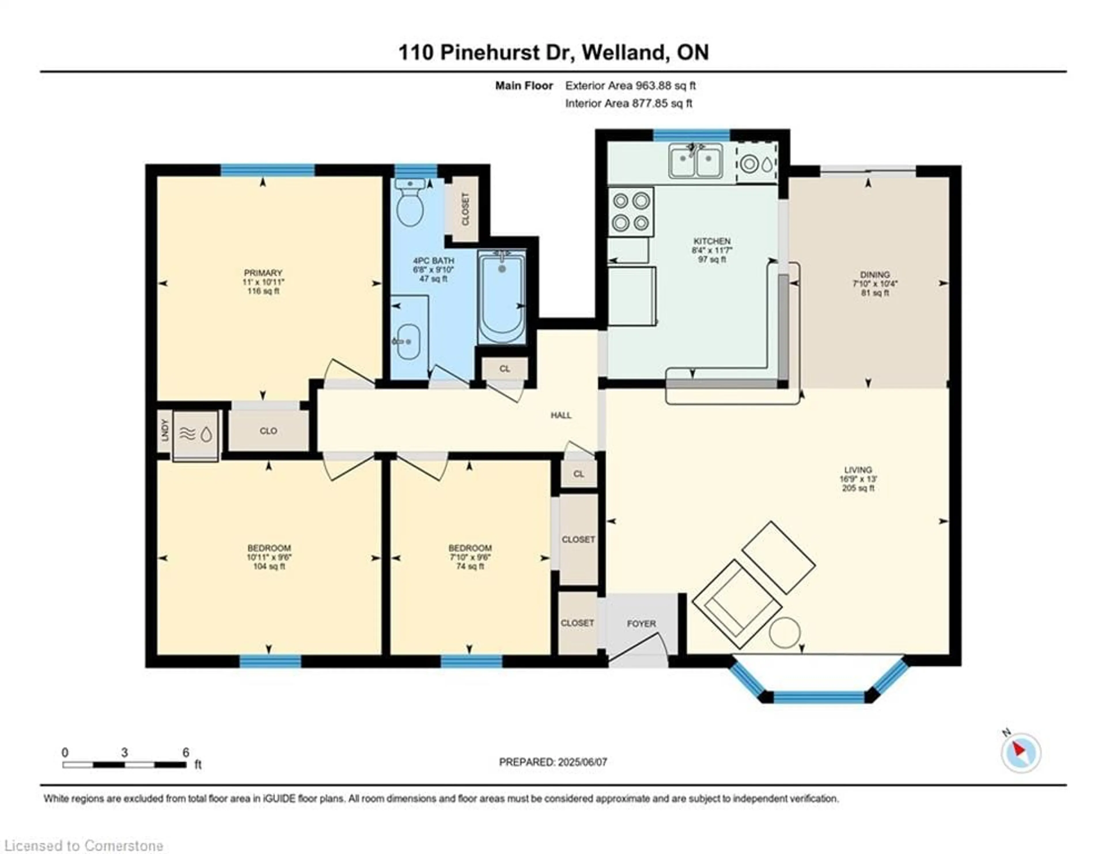 Floor plan for 110 Pinehurst Dr, Welland Ontario L3C 3J1
