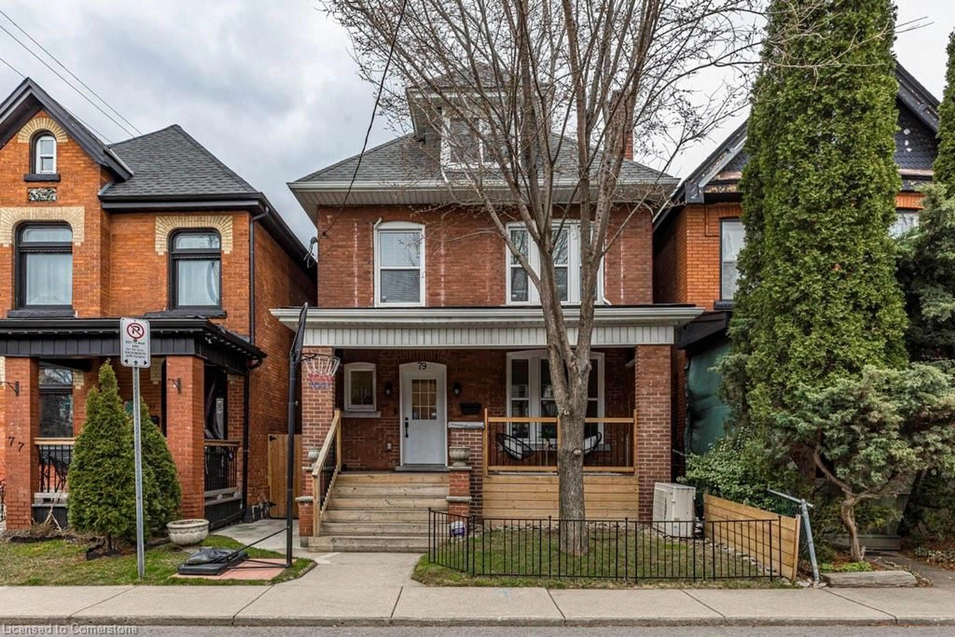 Home with brick exterior material, street for 79 Fairholt Rd, Hamilton Ontario L8M 2T6