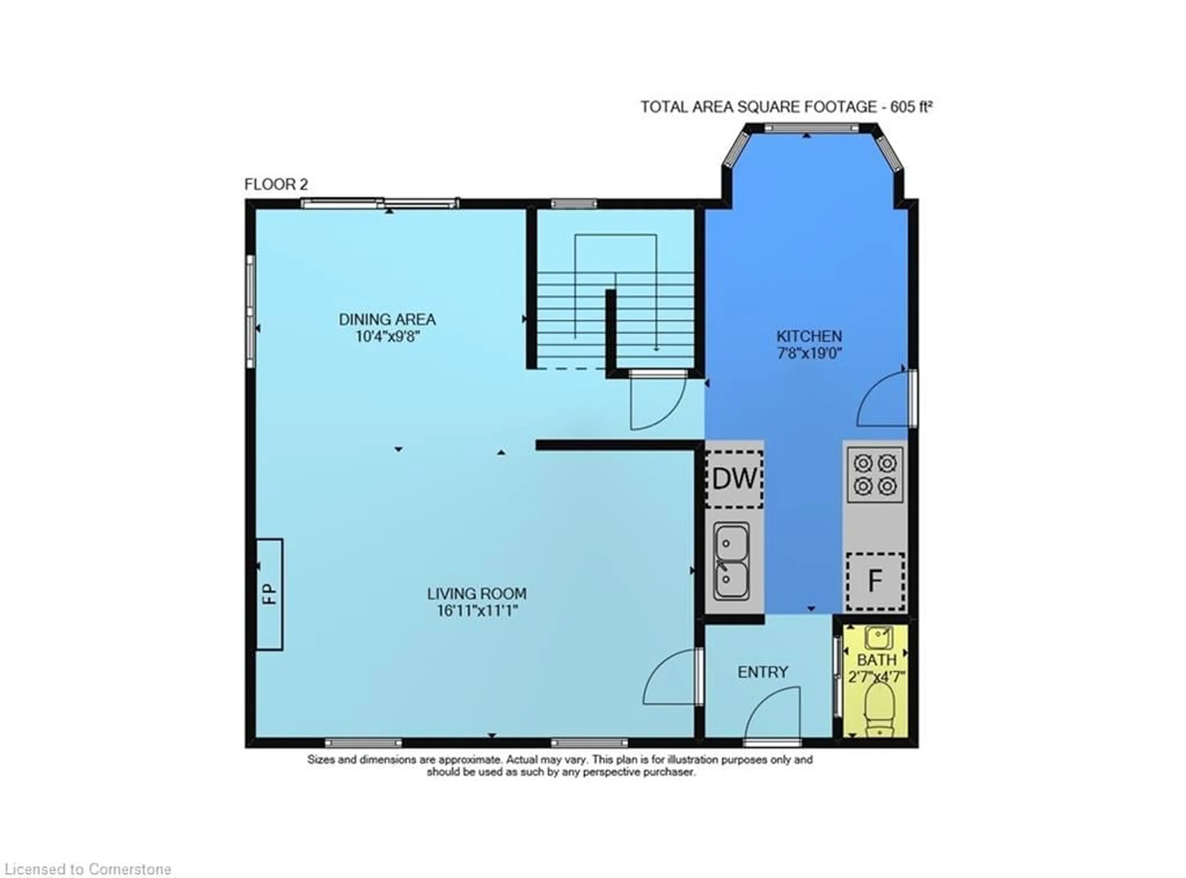 Floor plan for 58 Mount Pleasant St, Brantford Ontario N3T 1S8