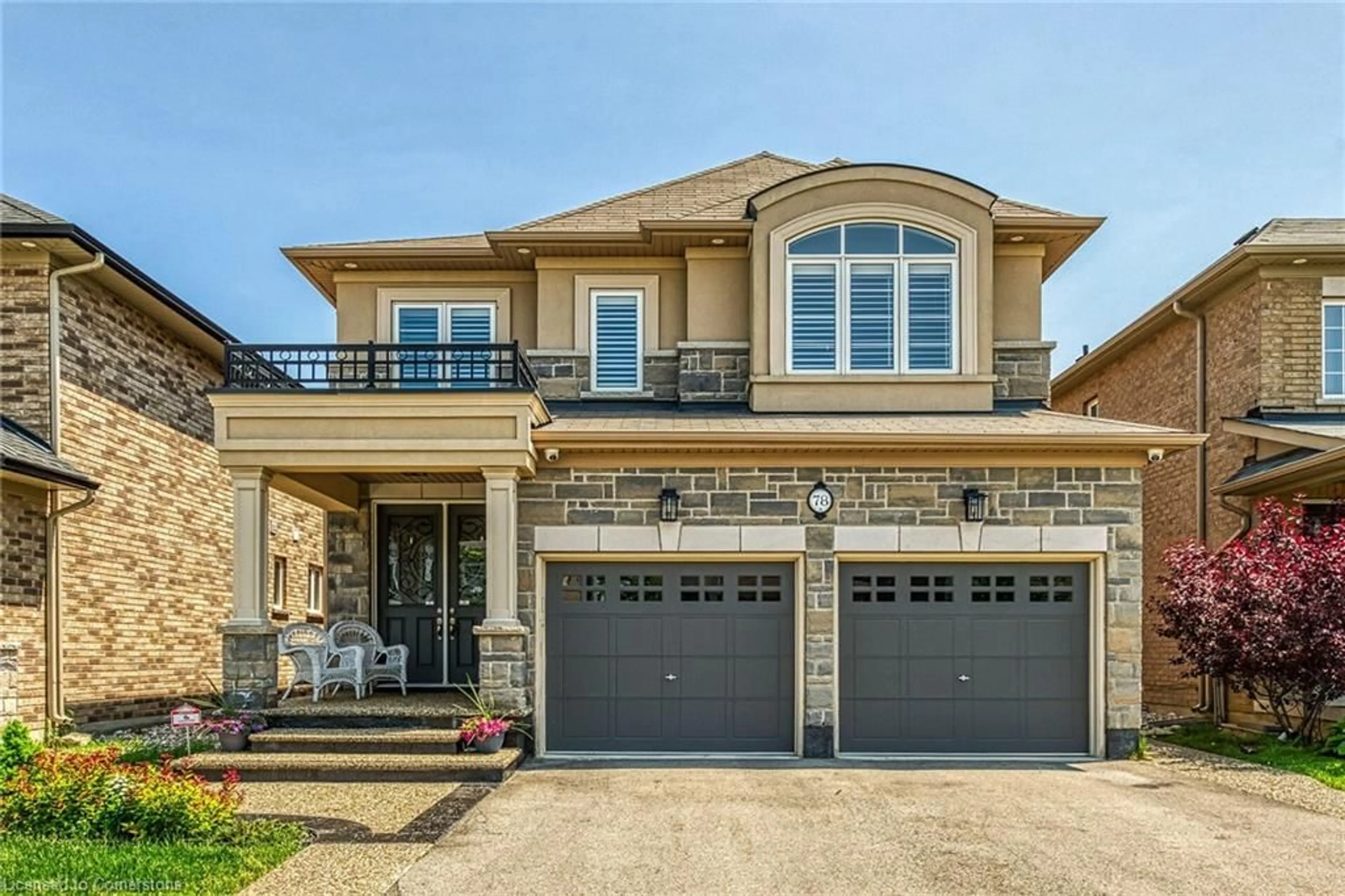 Home with brick exterior material, street for 78 Chaumont Dr, Stoney Creek Ontario L8J 0J8