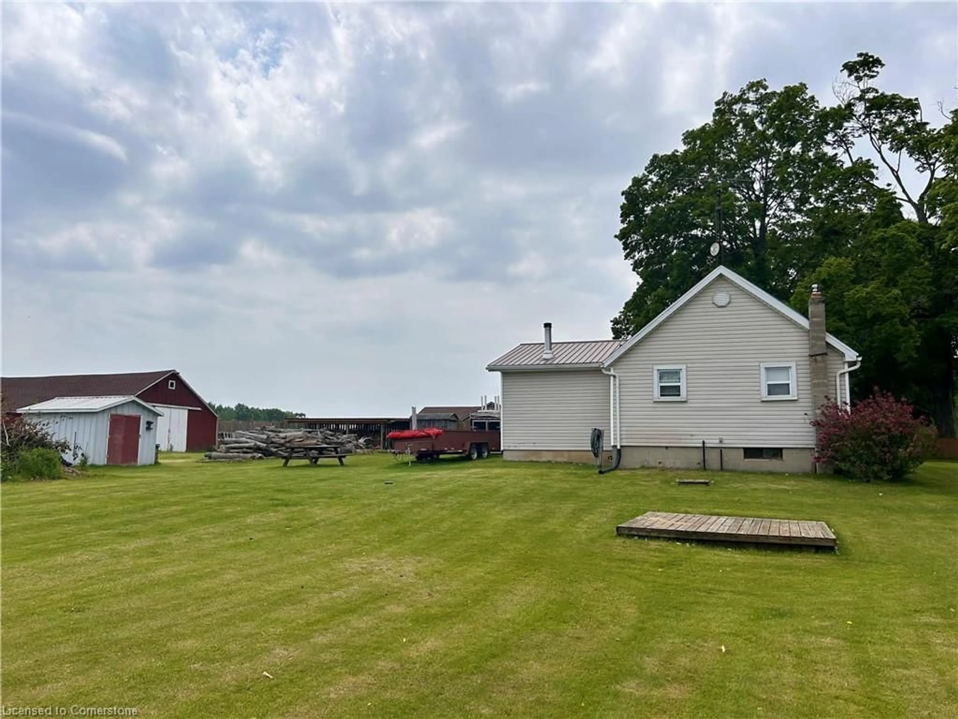 A pic from outside/outdoor area/front of a property/back of a property/a pic from drone, building for 750 Charlotteville Road 8, Simcoe Ontario N3Y 4K5