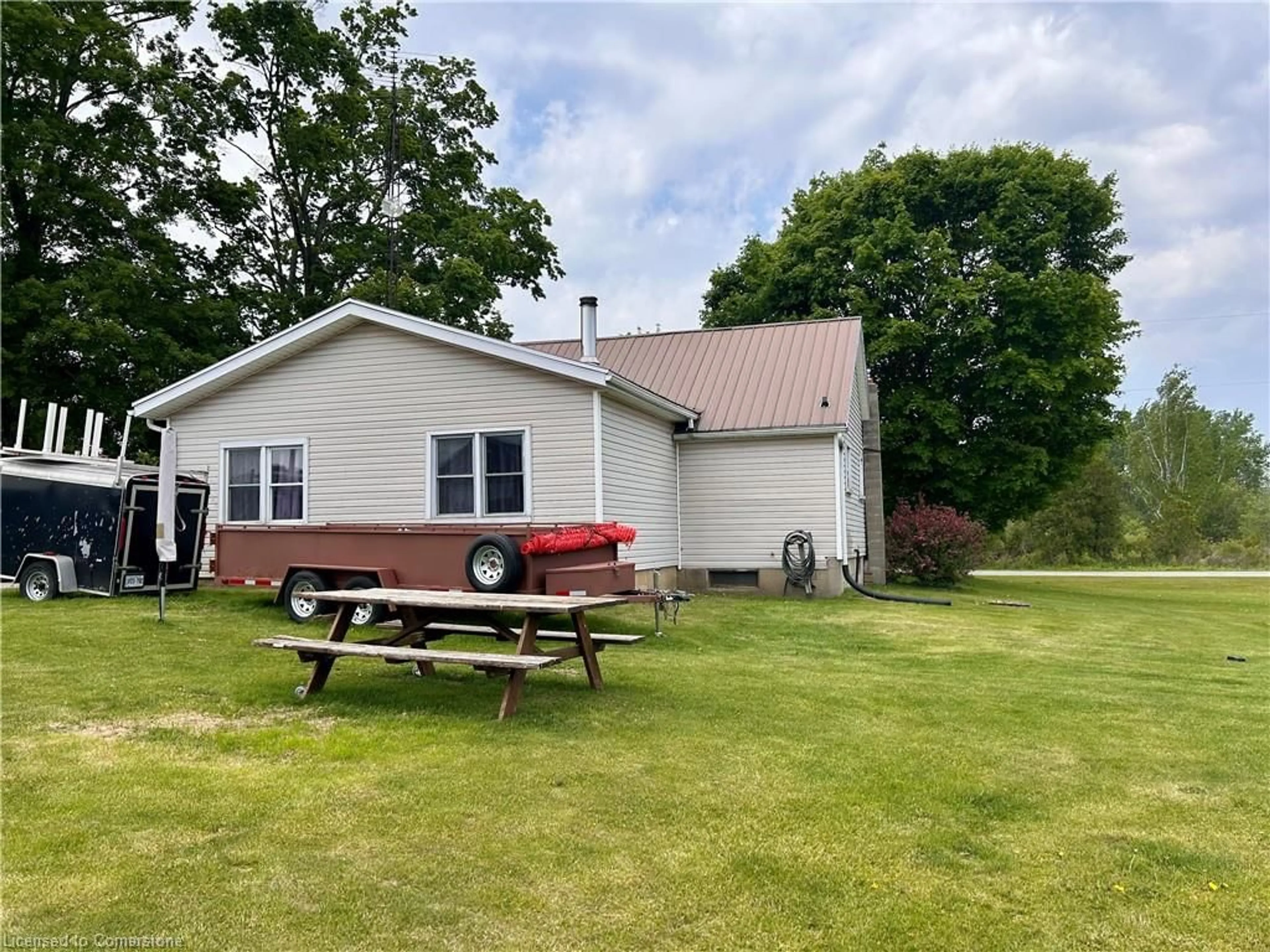 A pic from outside/outdoor area/front of a property/back of a property/a pic from drone, building for 750 Charlotteville Road 8, Simcoe Ontario N3Y 4K5