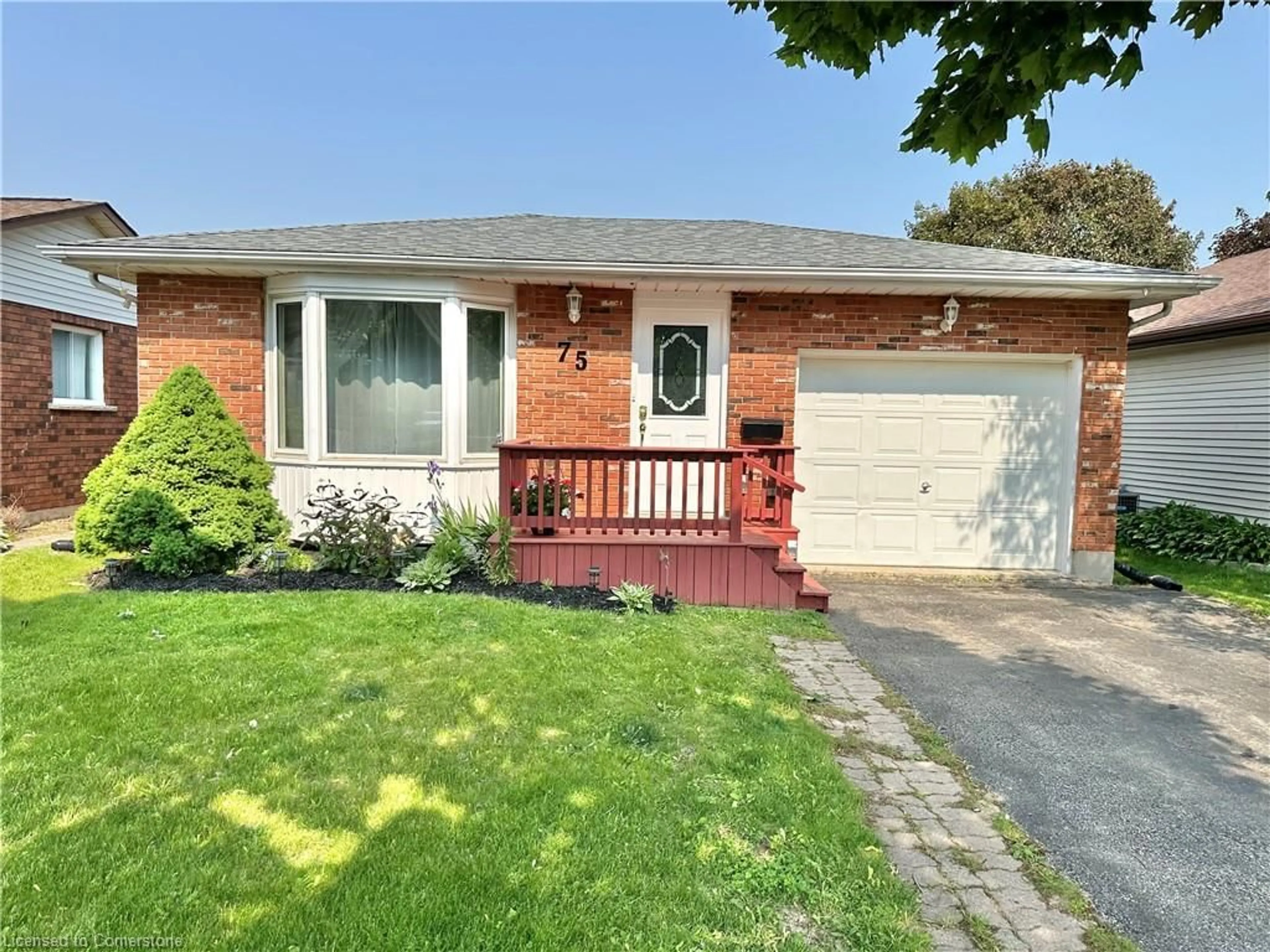 Home with brick exterior material, street for 75 Donly Dr, Simcoe Ontario N3Y 5G9