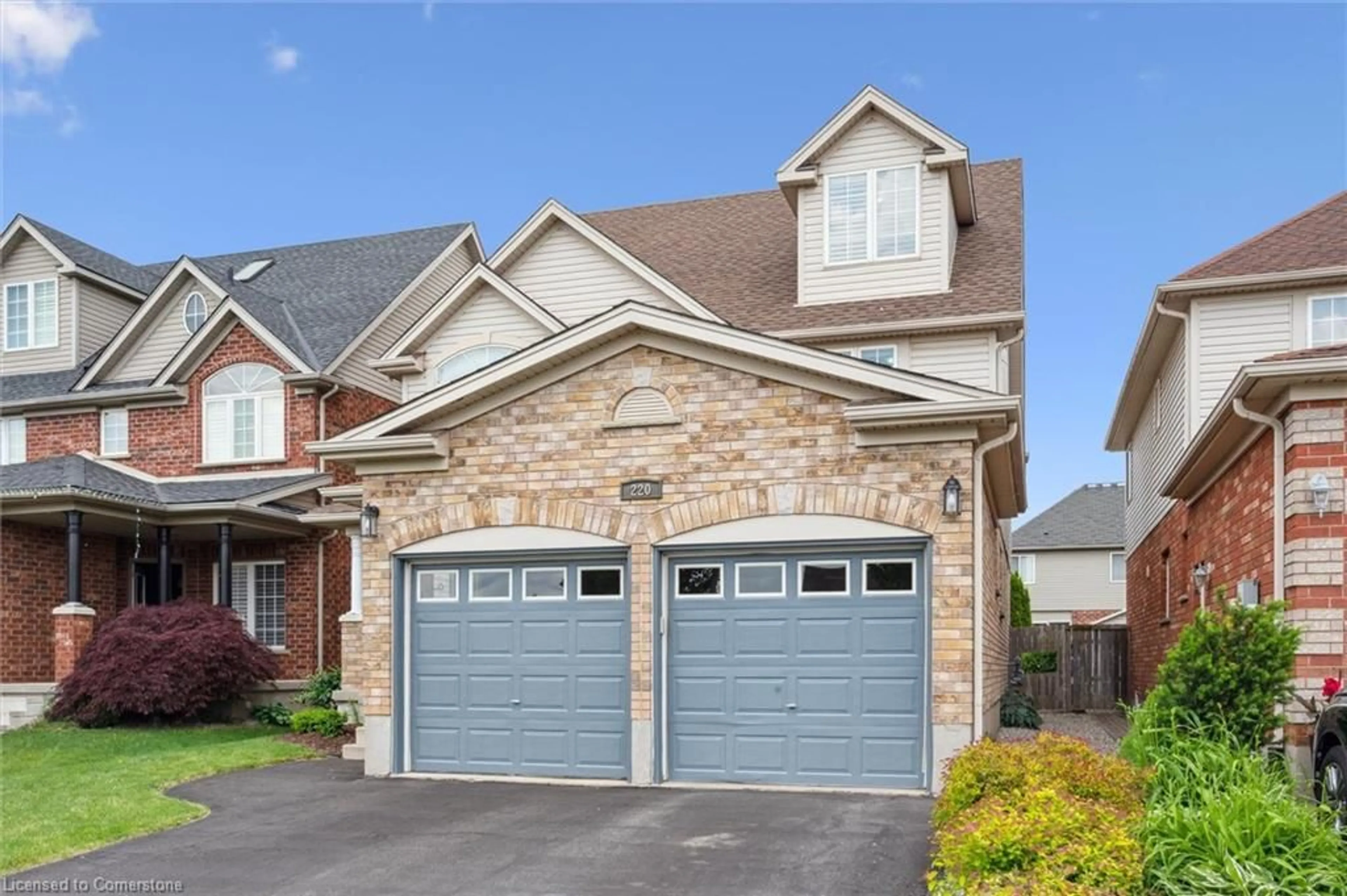 Home with brick exterior material, street for 220 Colton Cir, Kitchener Ontario N2A 4K2