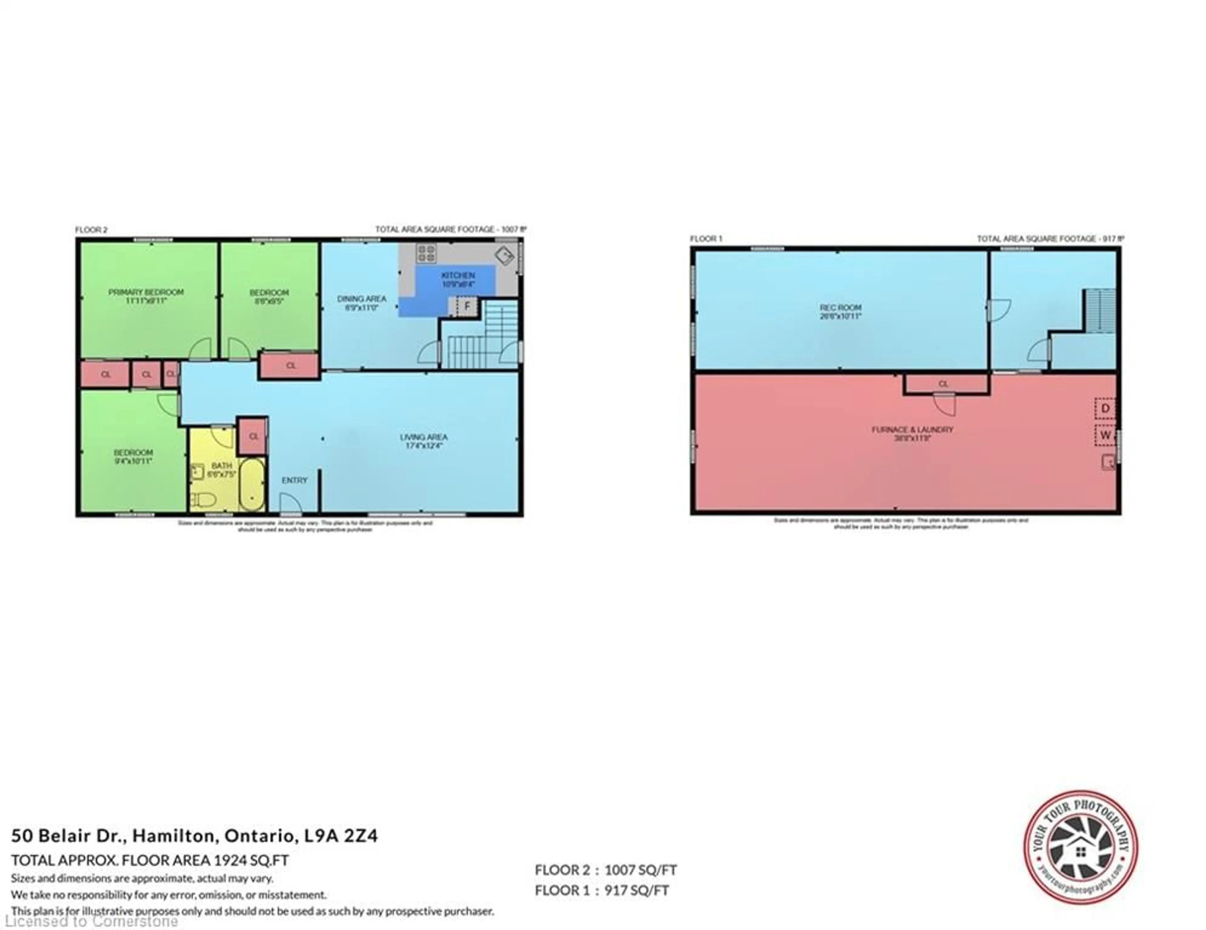 Floor plan for 50 Belair Dr, Hamilton Ontario L9A 2Z4