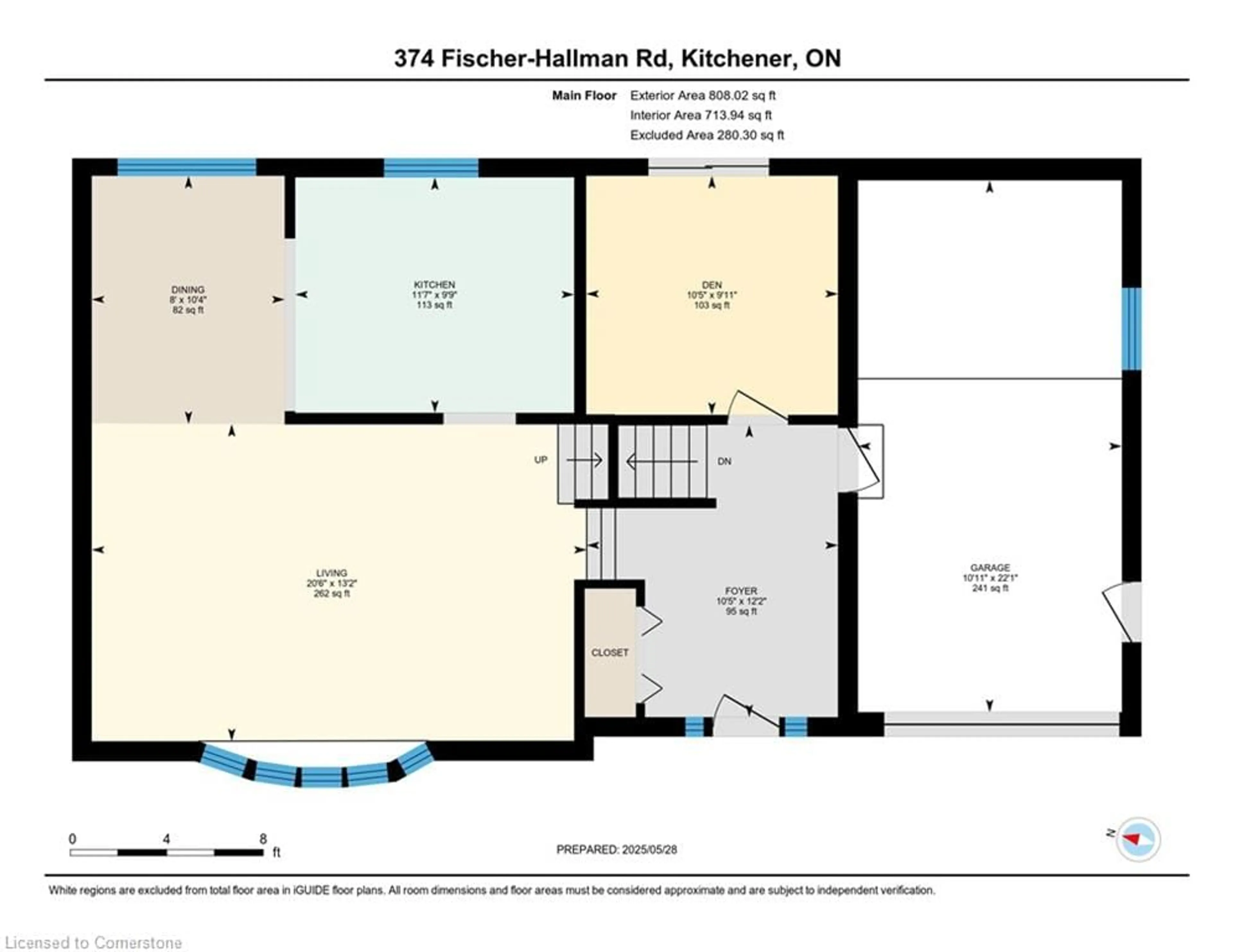 Floor plan for 374 Fischer Hallman Rd, Kitchener Ontario N2M 4Y1