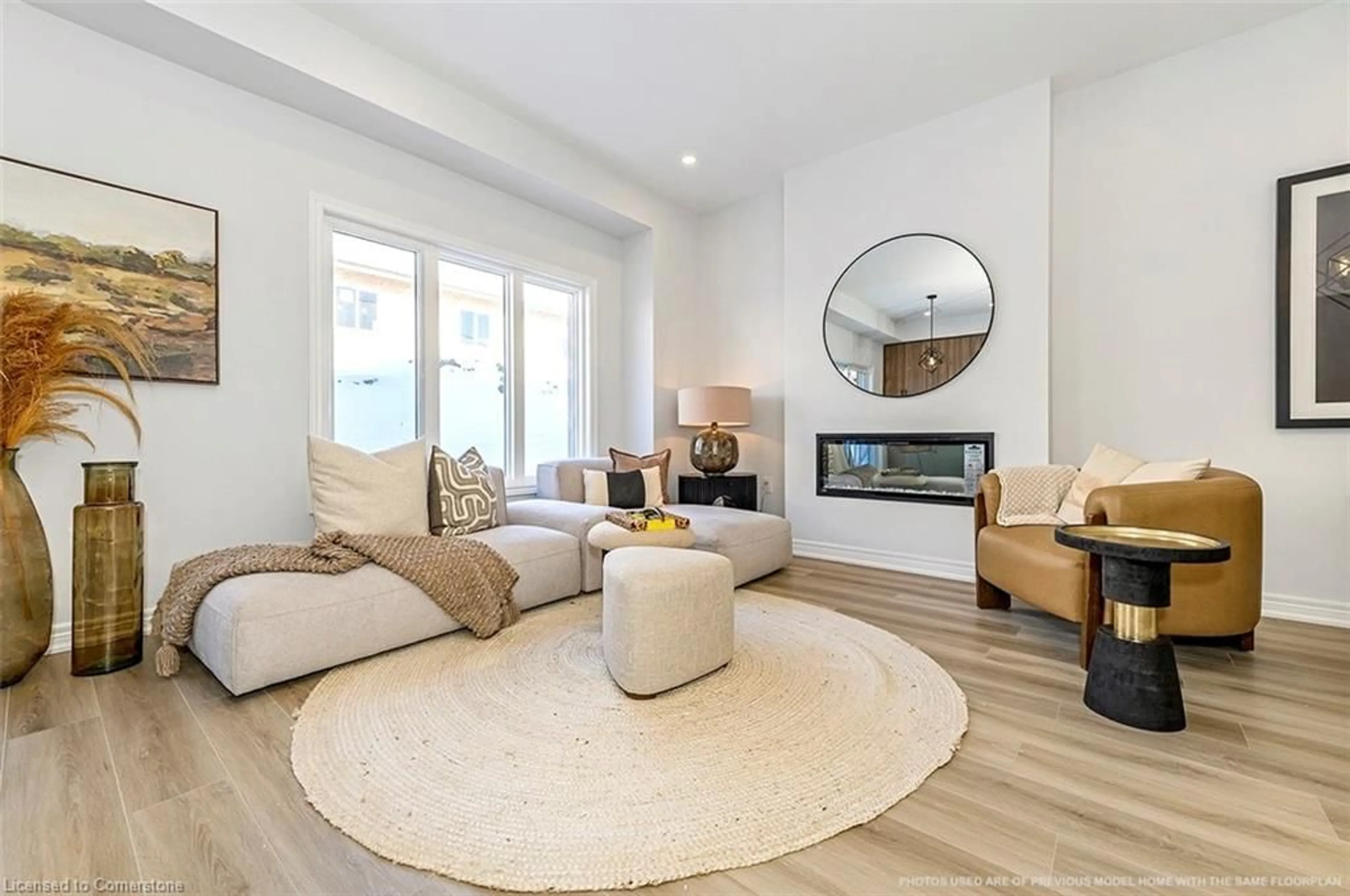 Living room with furniture, unknown for 205 Thames Way #31, Hamilton Ontario L0R 1W0